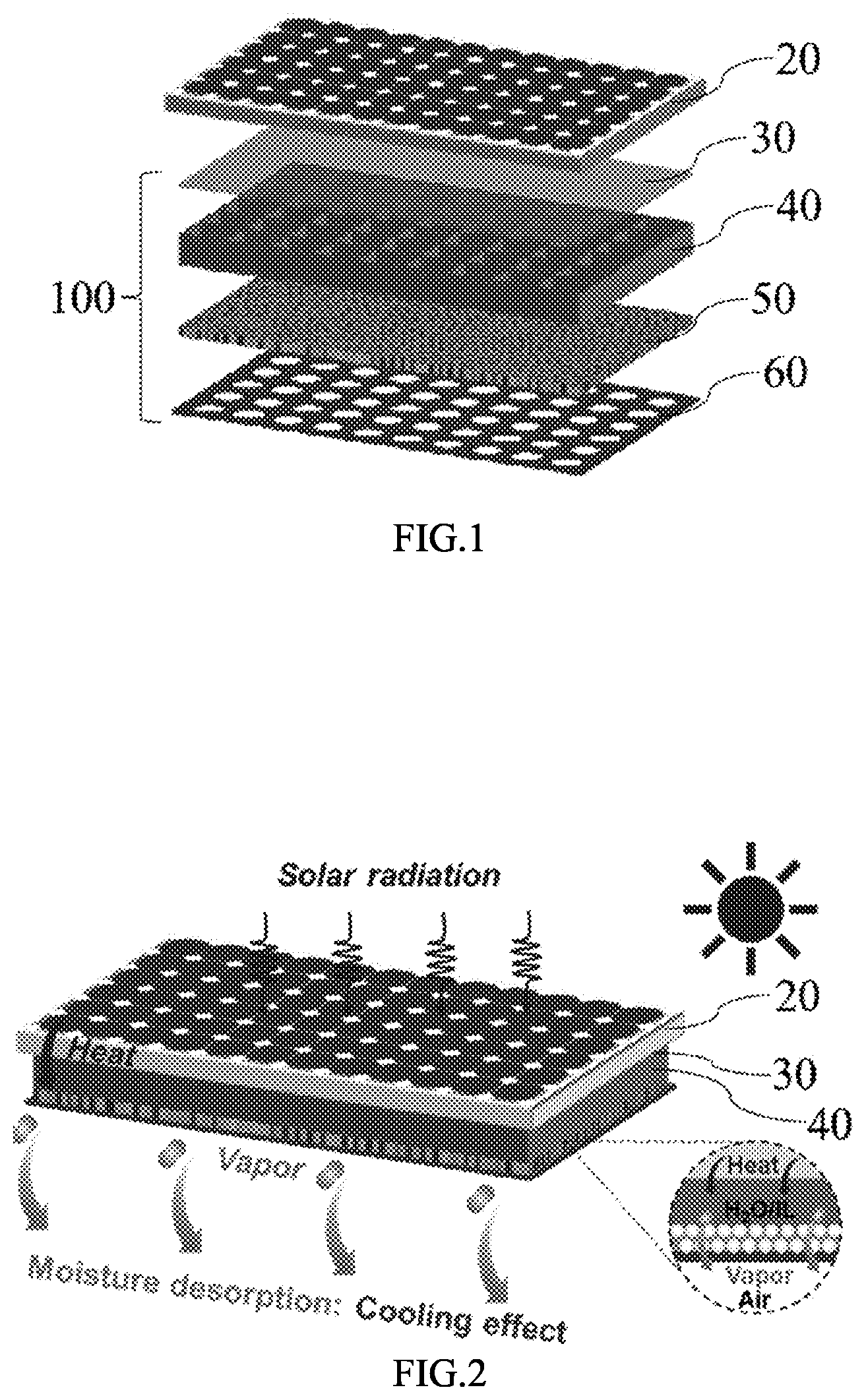 Patent US12599866 — Membrane-based desorption cooling method for passive thermal management — Figure 1