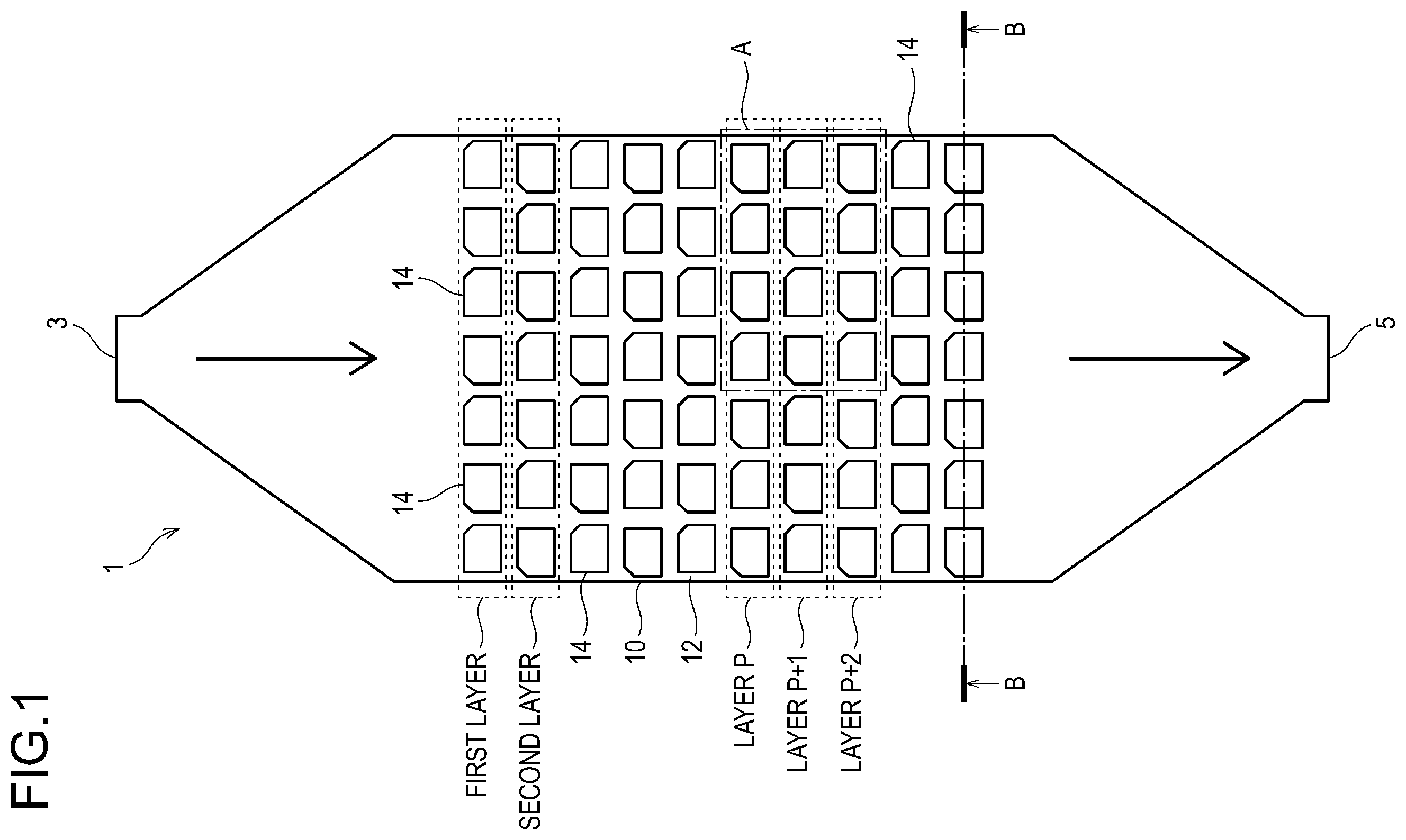 Patent US12599903 Figure 1 – Leukocyte trapping apparatus