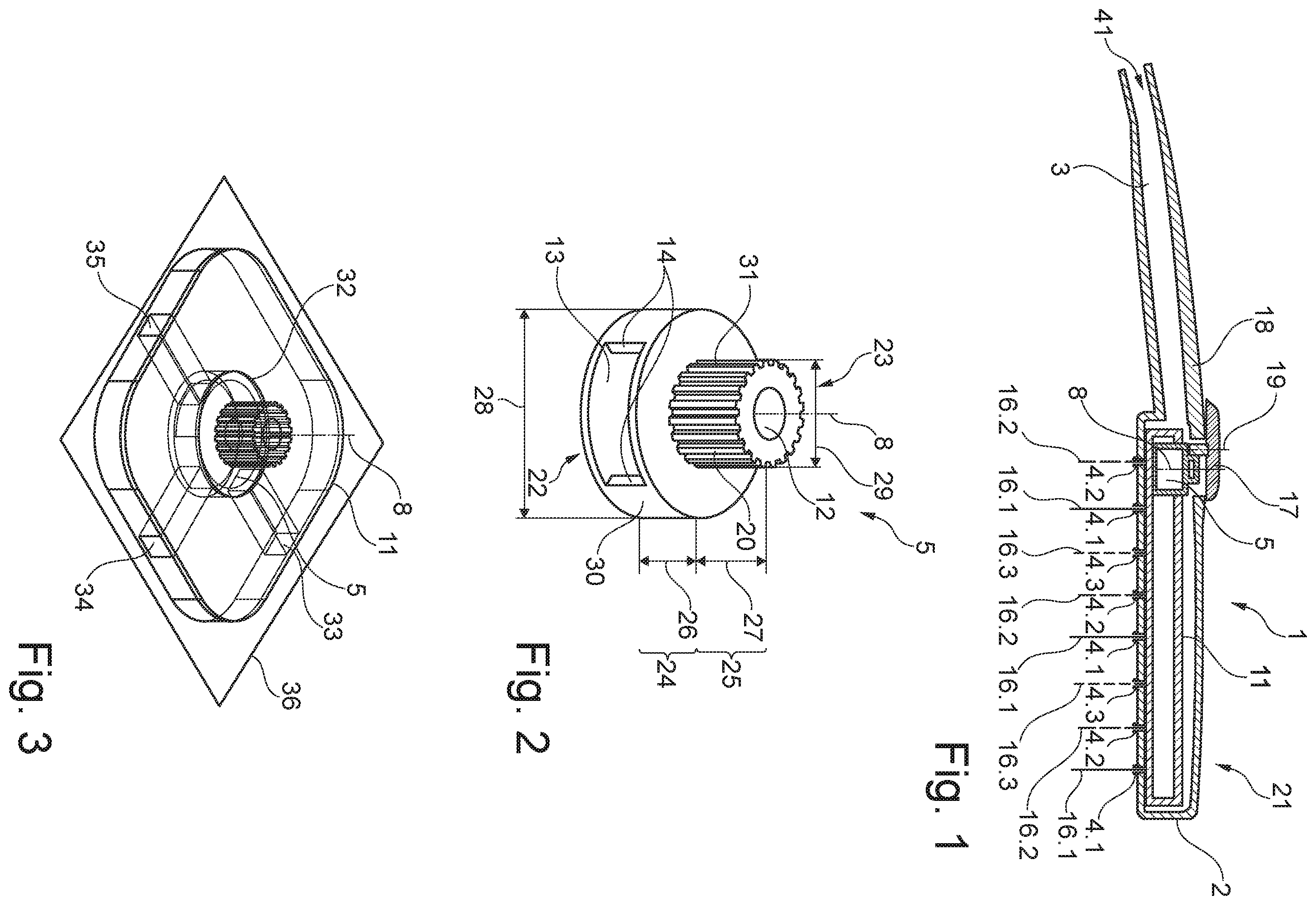Patent US12599916 — Shower for a sanitary faucet — Figure 1