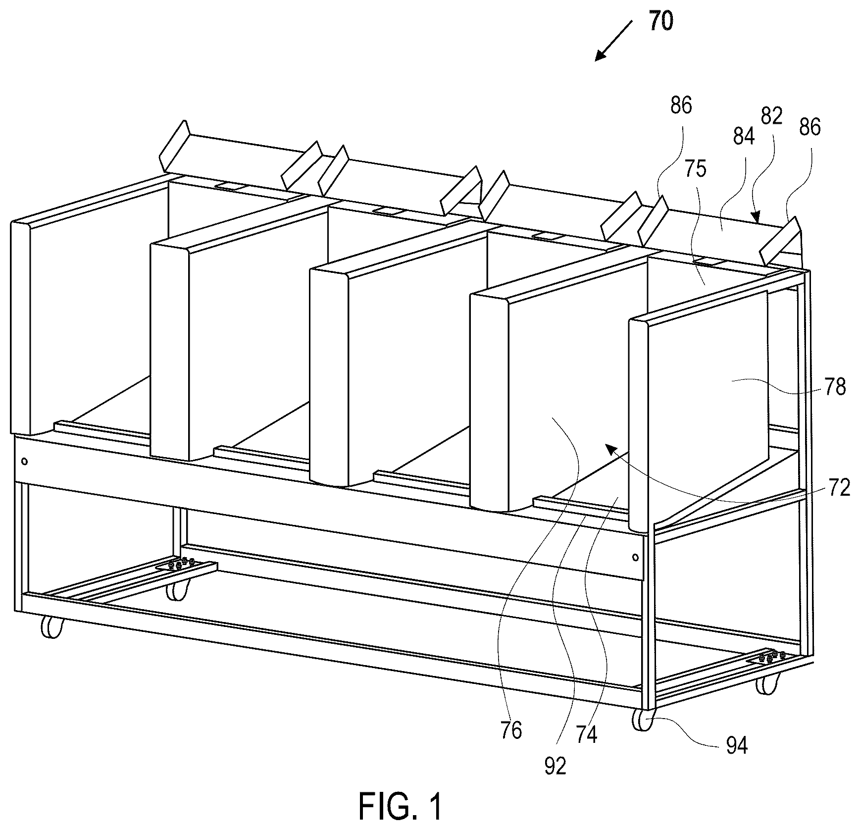 Patent US12599935 Figure 1 – Optimization of sortation order receptacle filling