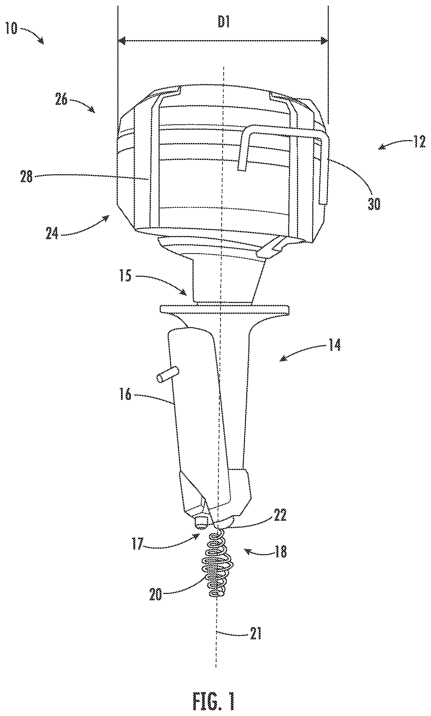 Patent US12599940 — Drain cleaner tool — Figure 1