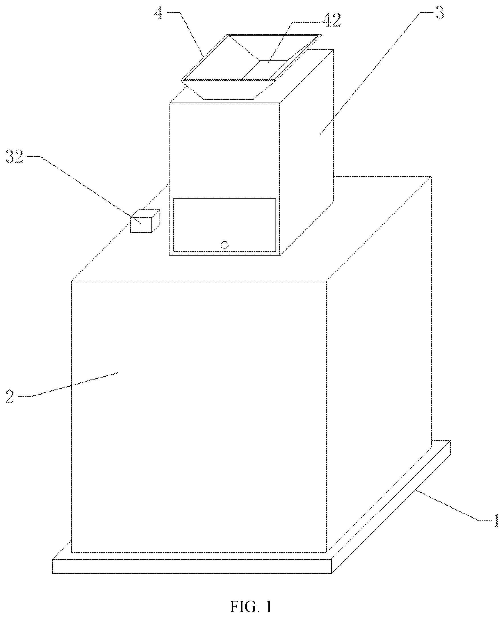 Patent US12599945 — Platinum catalyst recycling device with multiple filtration structures — Figure 1