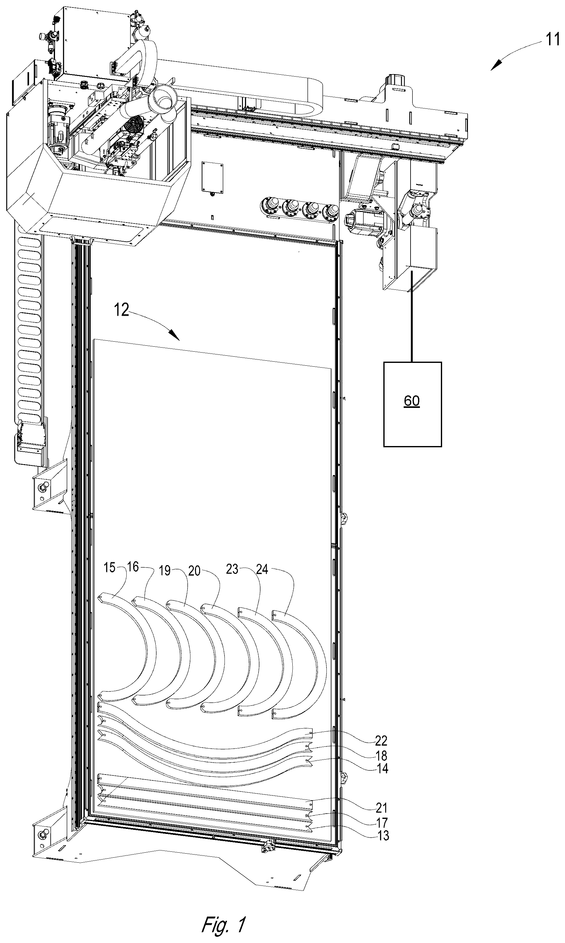 Patent US12599952 — Methods and systems for secure connections in layer segments of cut layer additive parts — Figure 1