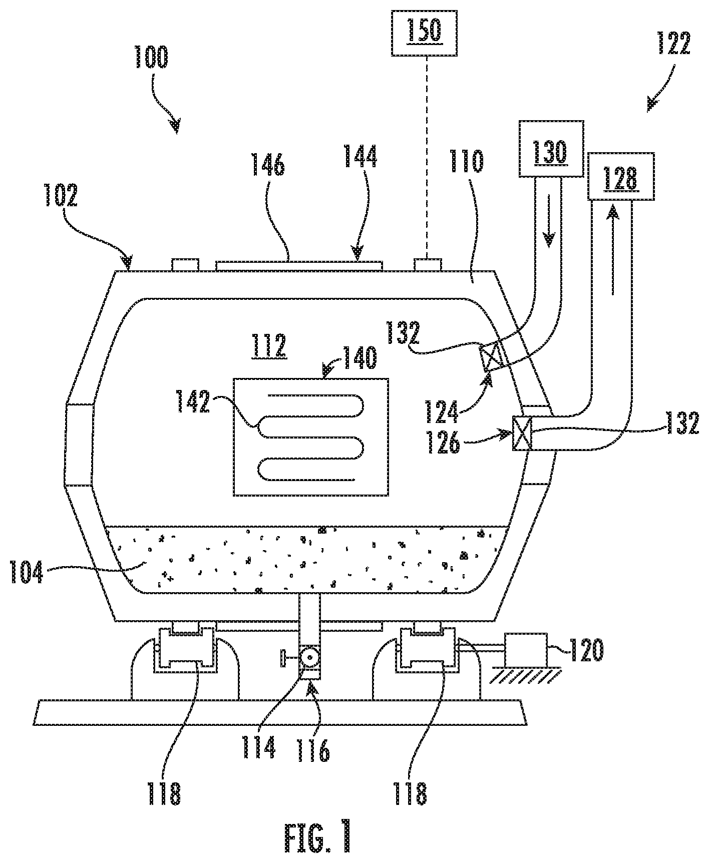 Patent US12599962 — System and method for treating additive powder — Figure 1