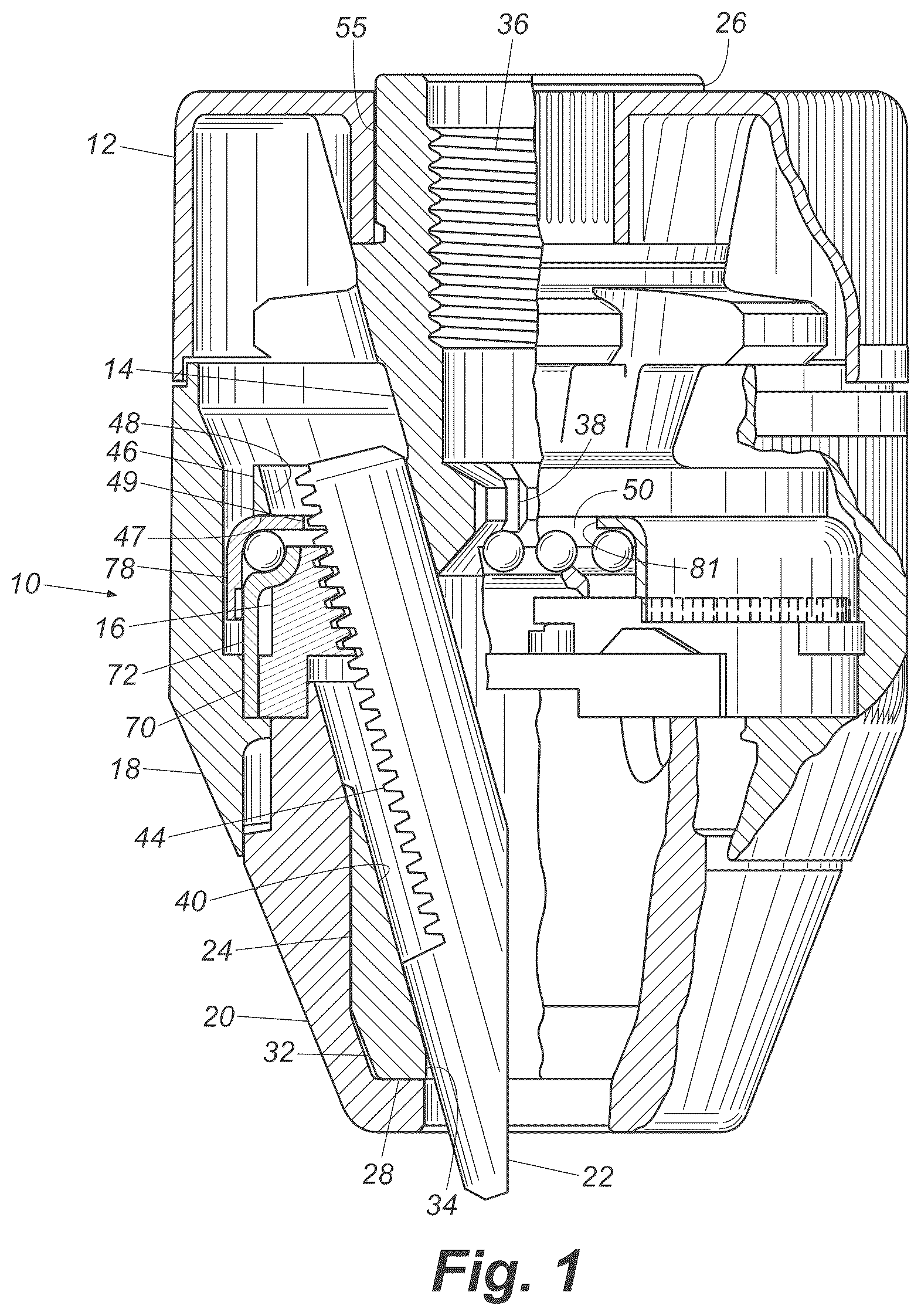 Patent US12599972 Figure 1 – Chuck with slip protection