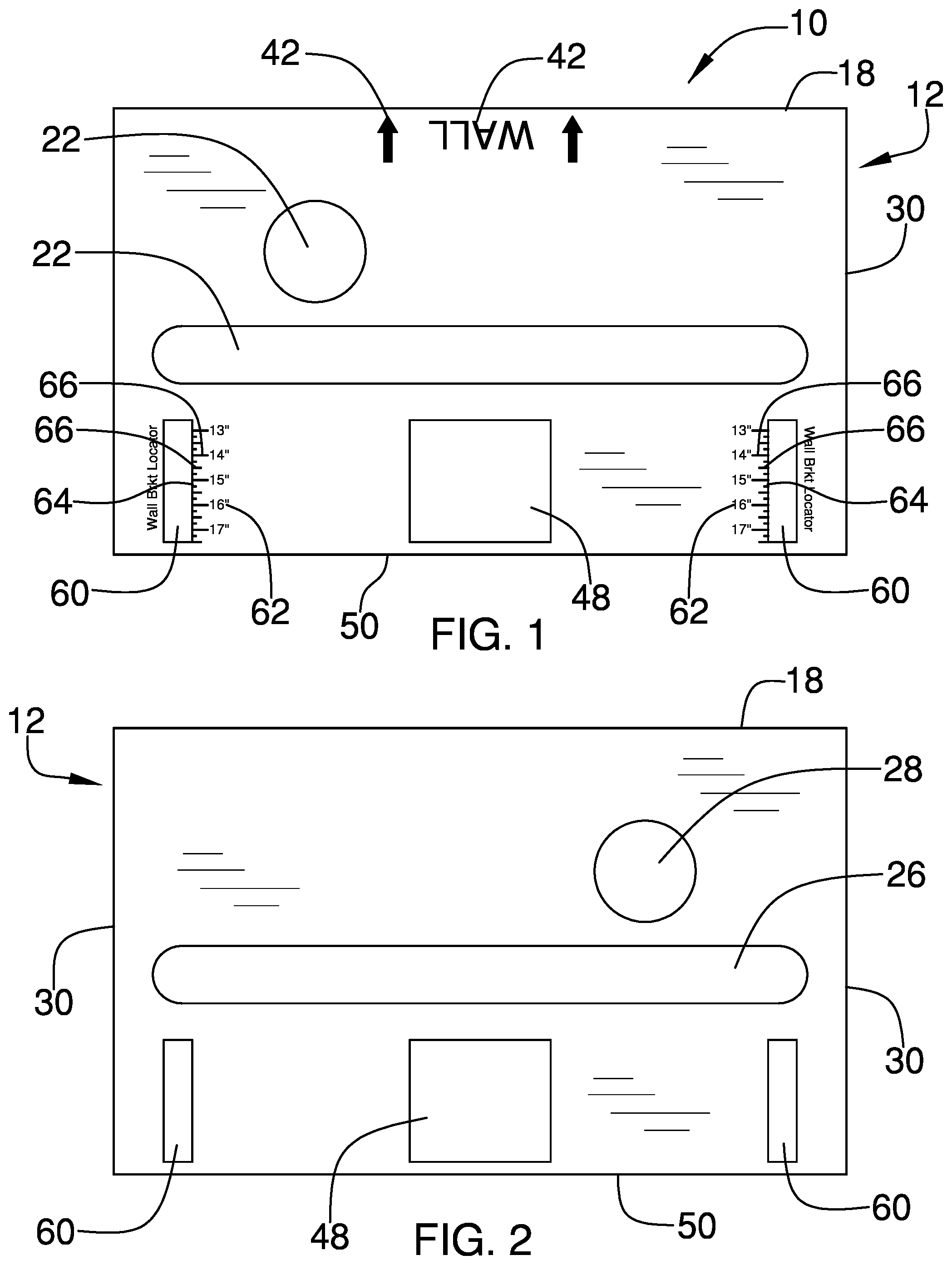 Patent US12599974 — Mounting bracket template support and method — Figure 1