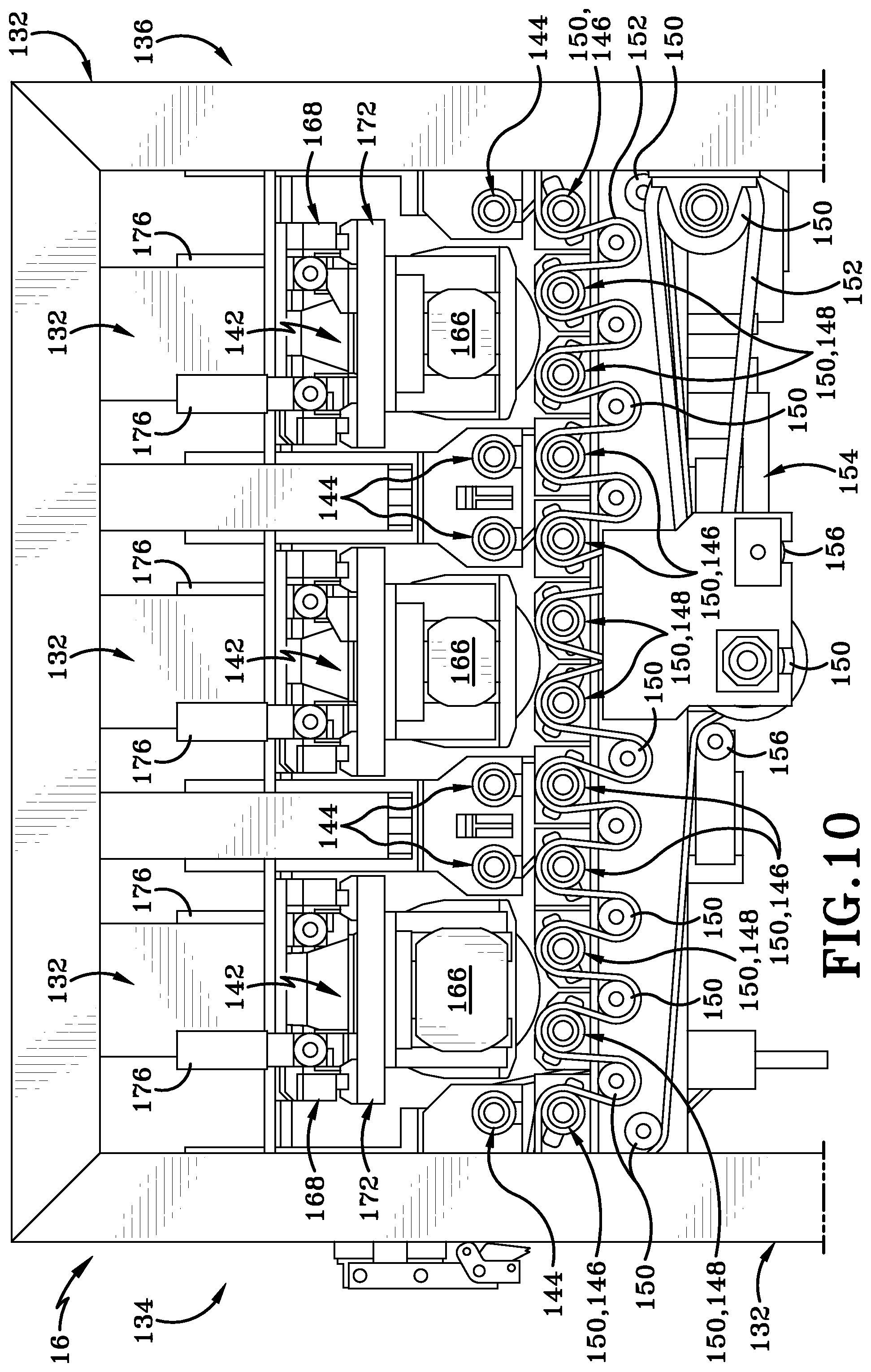 Patent US12599979 Figure 10 – Method and apparatus for detecting and removing sap wood and rays