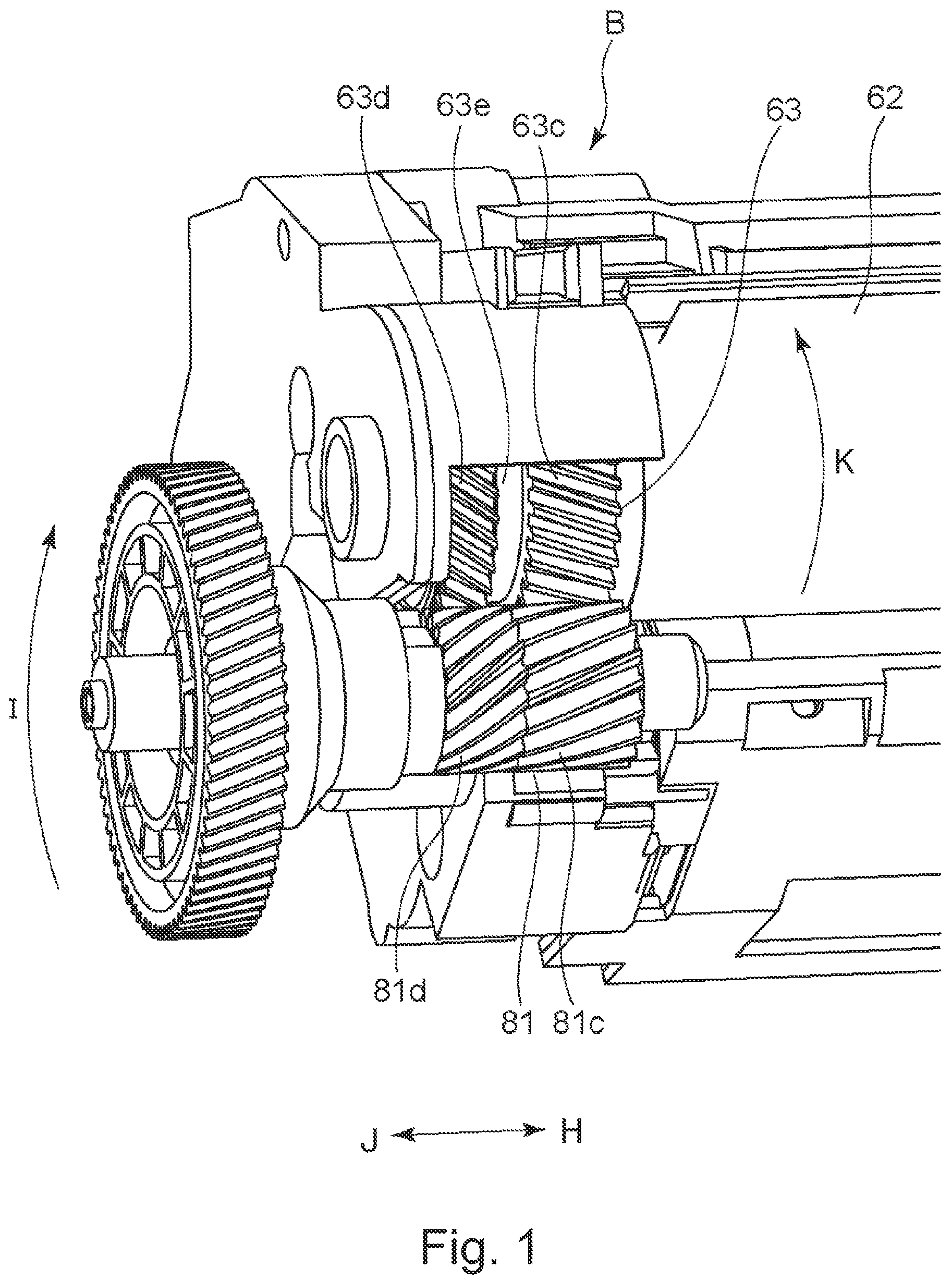 Patent US12602001 — Photosensitive member unit, cartridge and electrophotographic image forming apparatus — Figure 1