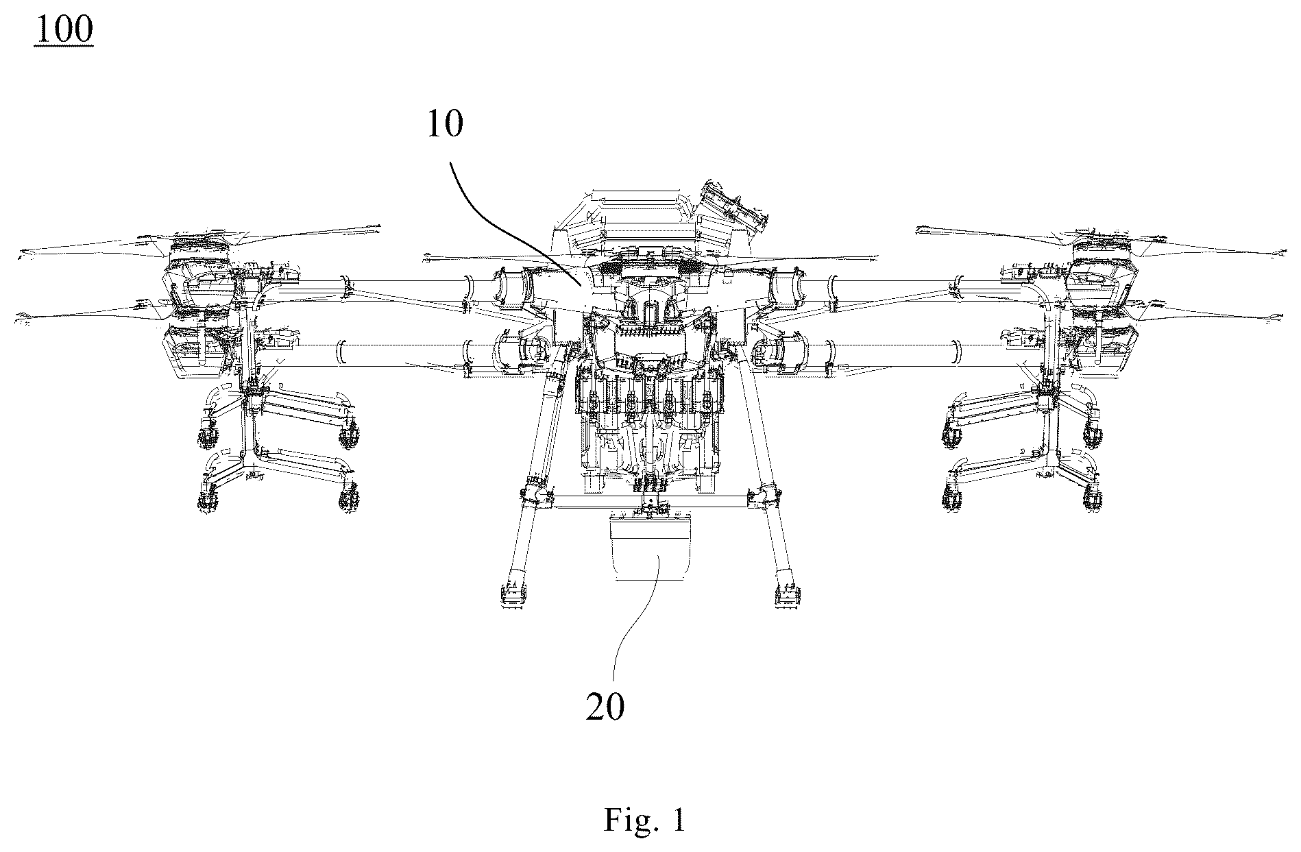 Patent US12602041 — Method of controlling movable platform, motion sensing remote controller and storage medium — Figure 1