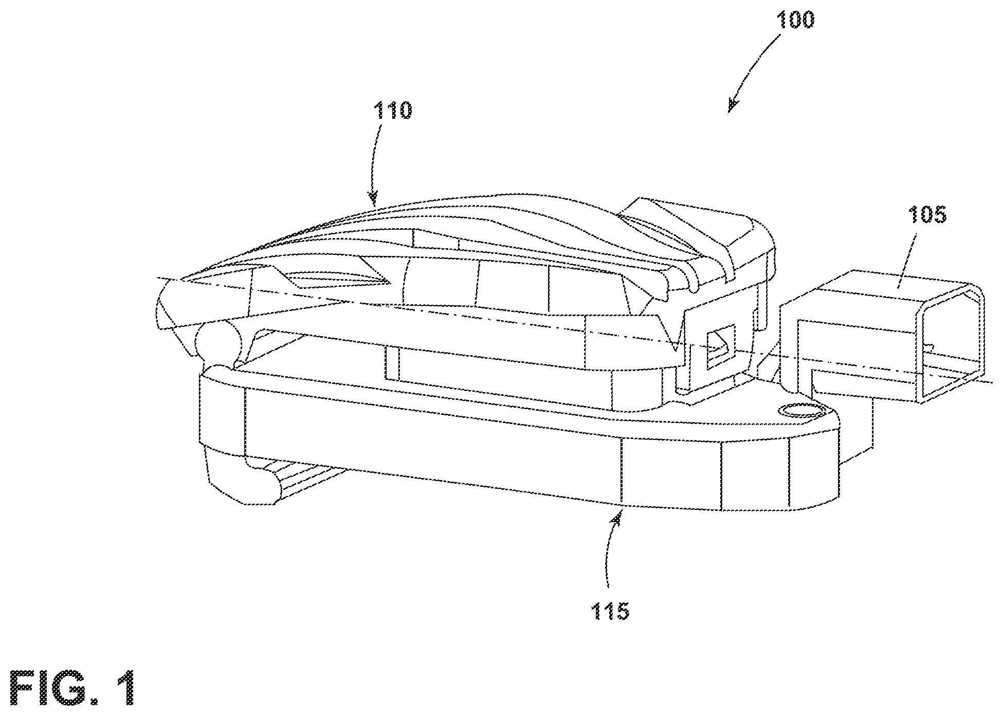 Patent US12602071 — Vehicle pads that emulate traditional vehicle pedals and include mechanical hysteresis — Figure 1