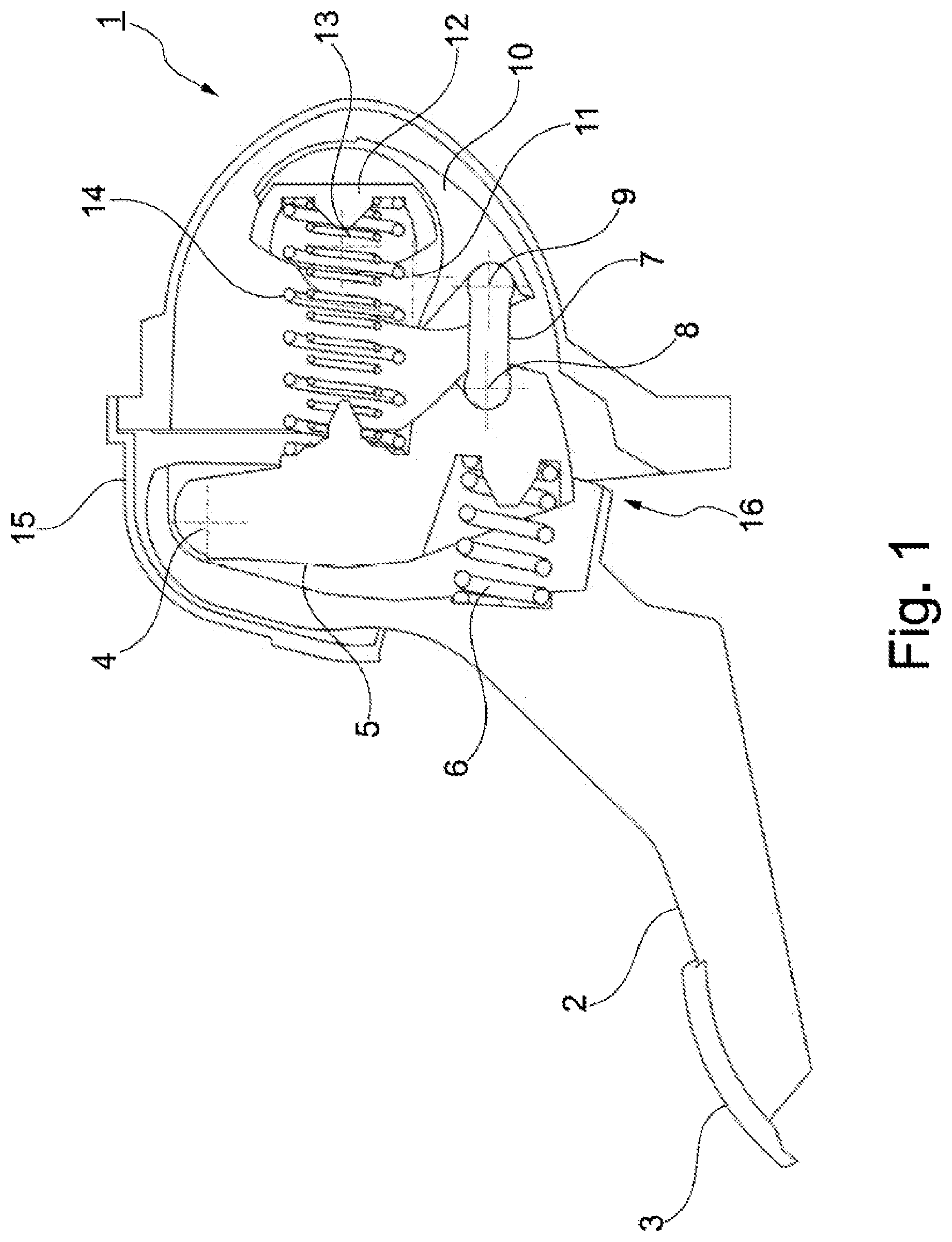 Patent US12602072 — Pedal emulator for a vehicle — Figure 1