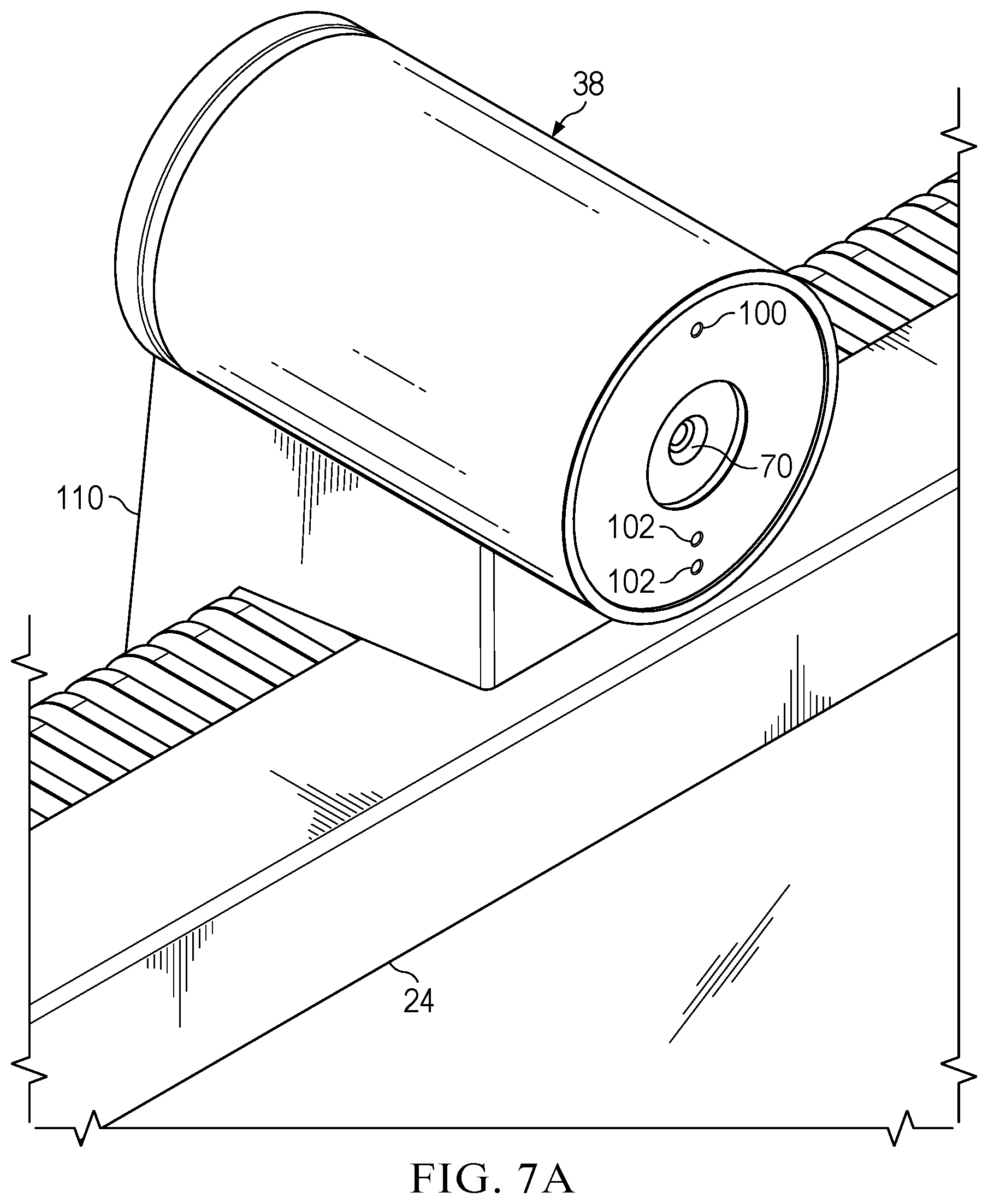 Patent US12602078 Figure 7 – Portable information handling system peripheral camera and dock with contoured wireless charging