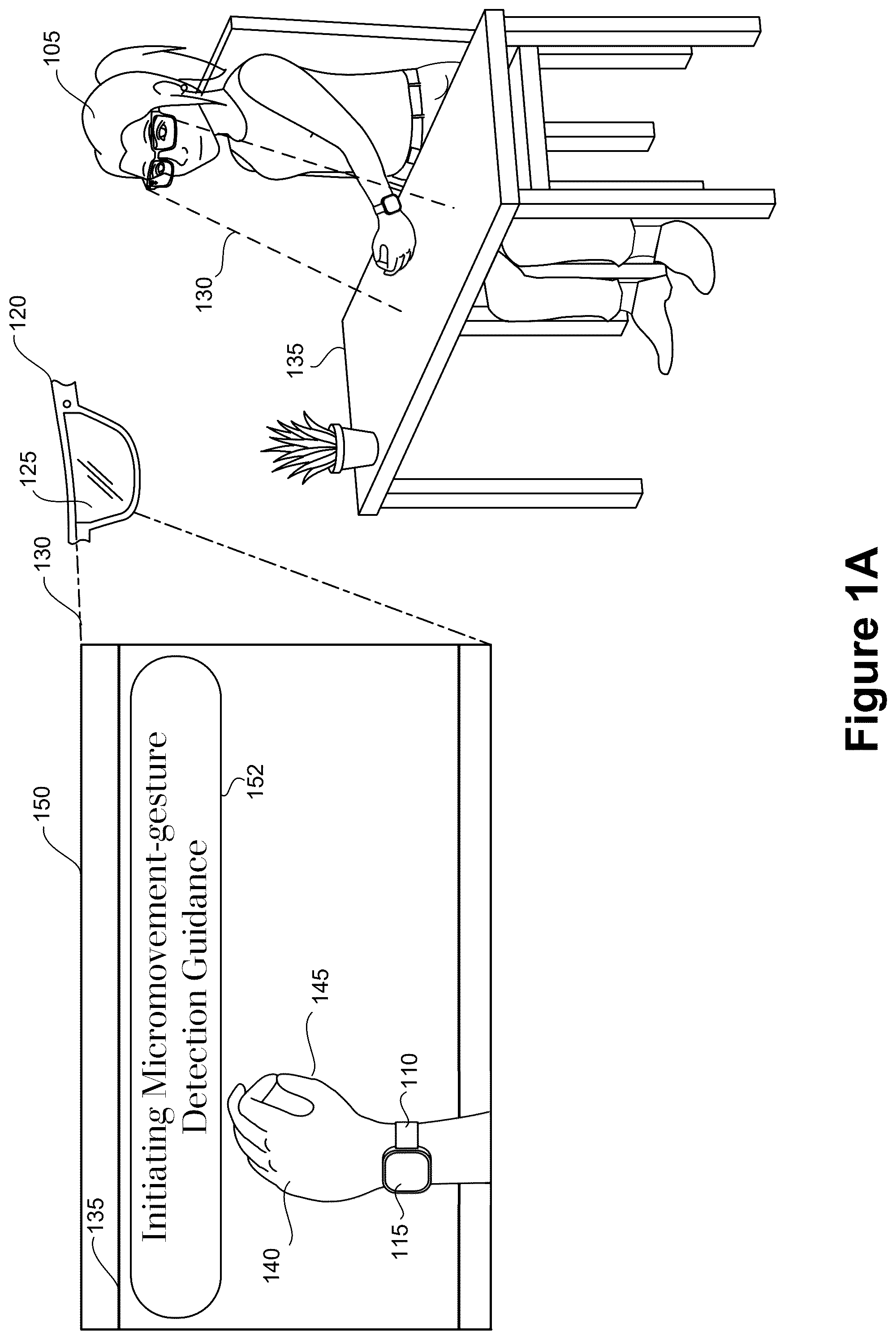 Patent US12602115 — Systems and methods for guiding users to perform detectable biopotential-based gestures tied to specific motor units, and actionable feedback associated therewith — Figure 1