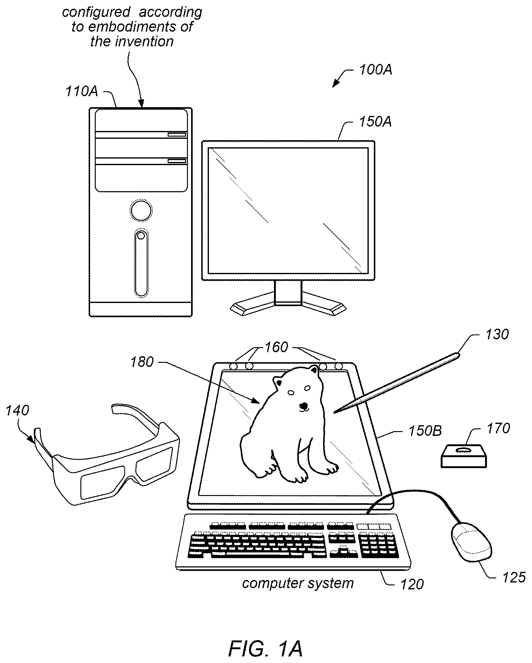 Patent US12602118 — Six-degree of freedom pose estimation of a stylus — Figure 1