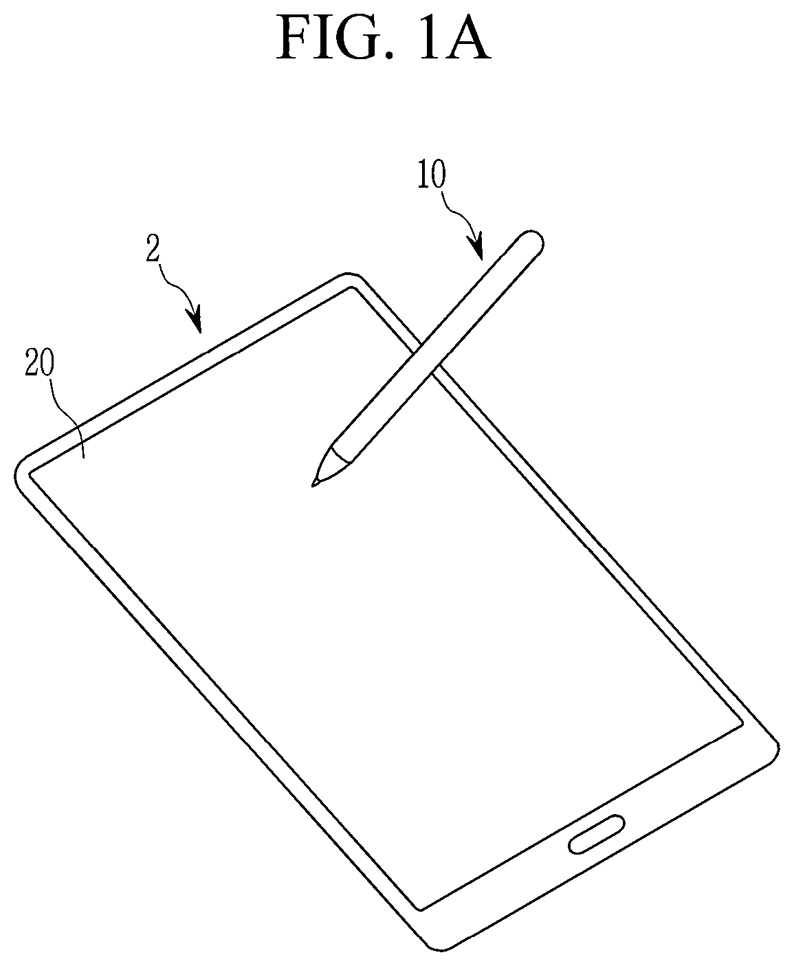 Patent US12602121 — Touch device for passive resonant stylus, driving method for the same and touch system — Figure 1