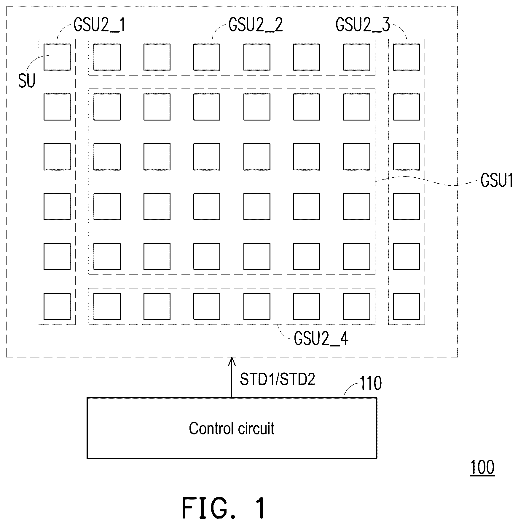 Patent US12602132 — Display device — Figure 1