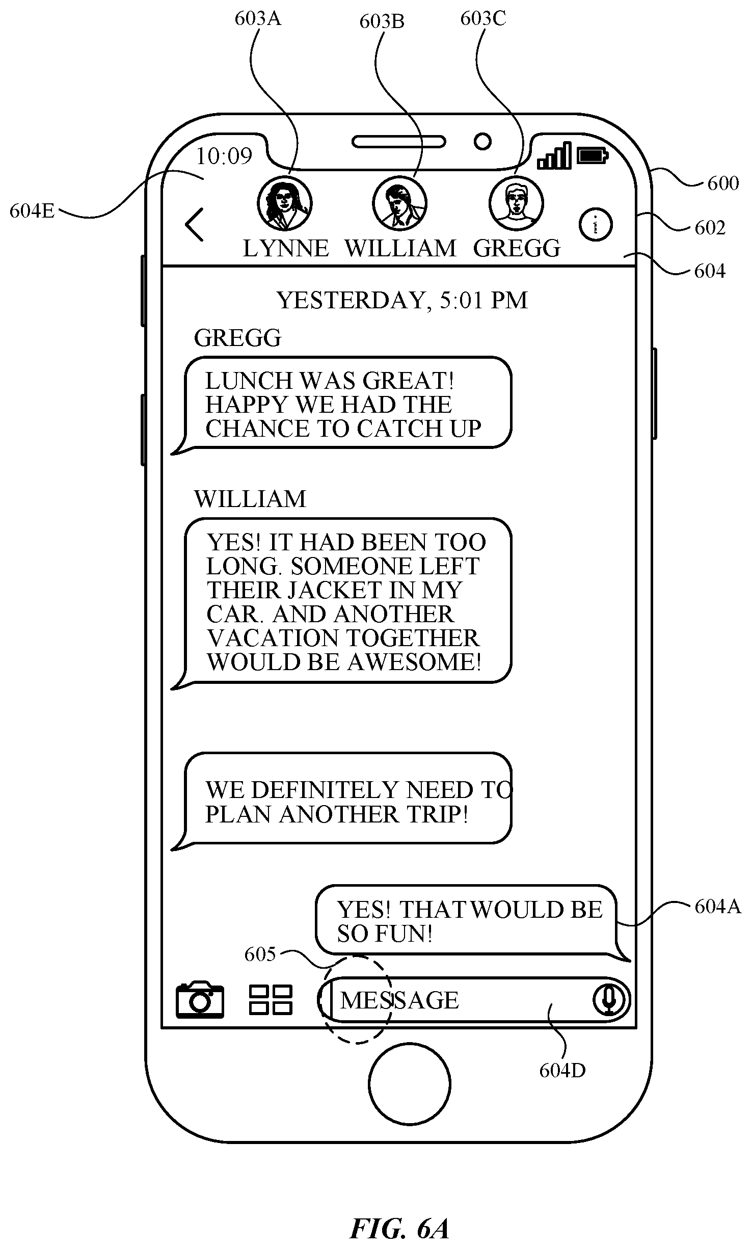Patent US12602142 Figure 15 – User interfaces for sharing contextually relevant media content