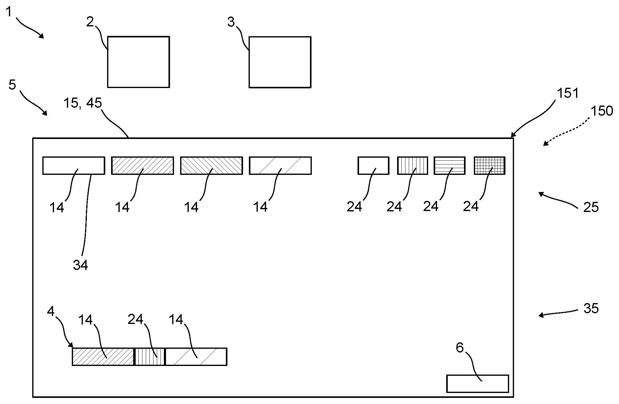 Patent US12602150 — Energy storage management system for an at least partially electrically driven vehicle, and method — Figure 1