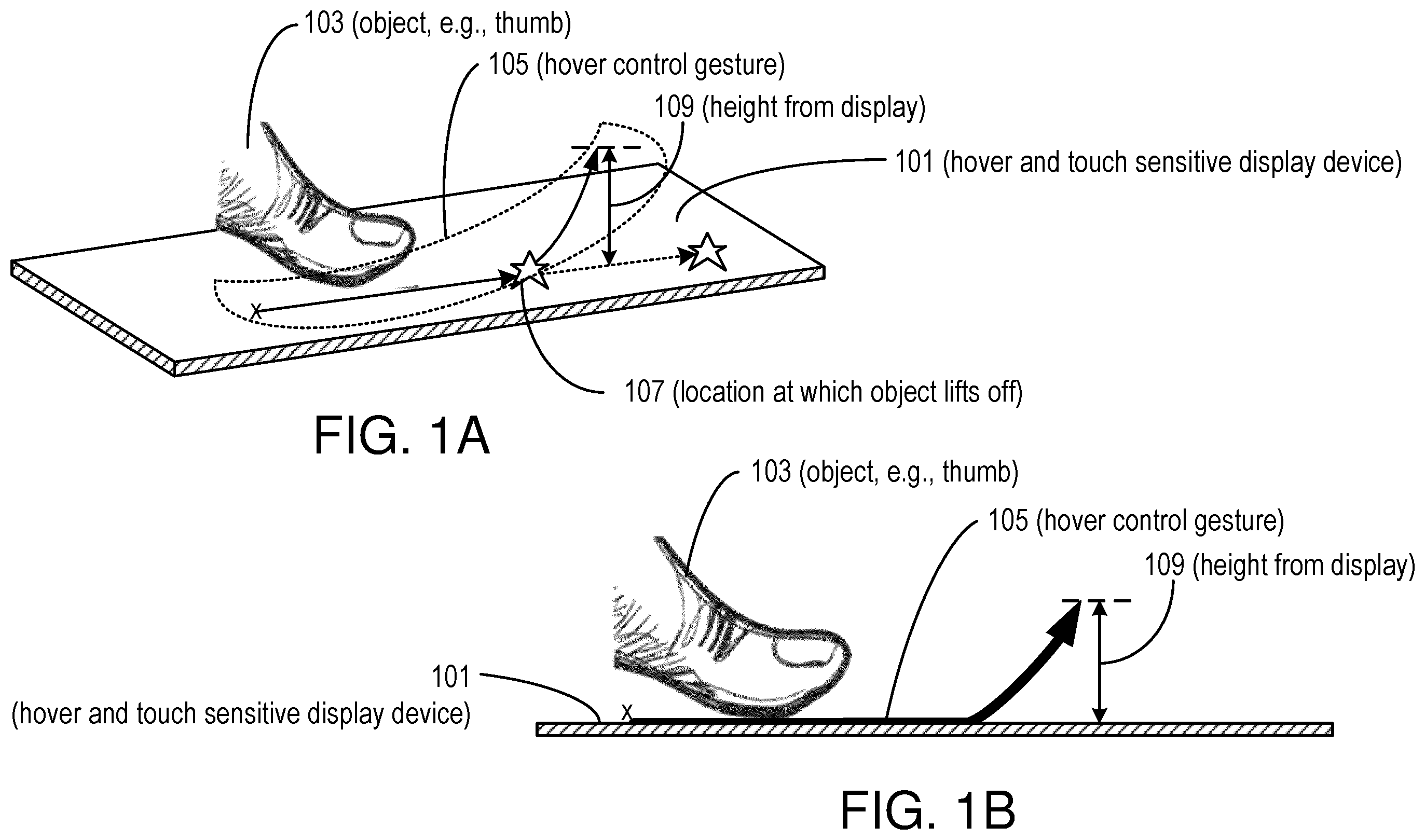 Patent US12602155 — One-handed operation of a device user interface — Figure 1