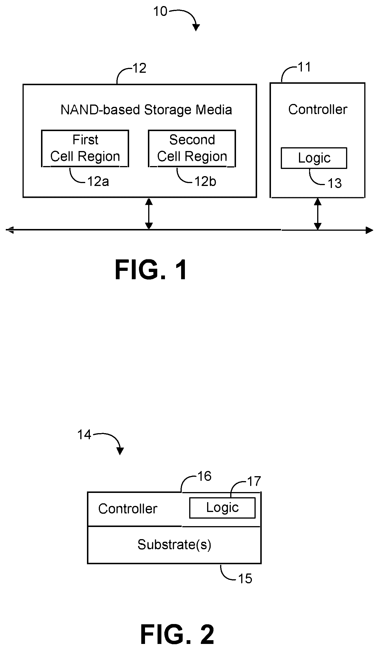 Patent US12602182 — User configurable SLC memory size — Figure 1
