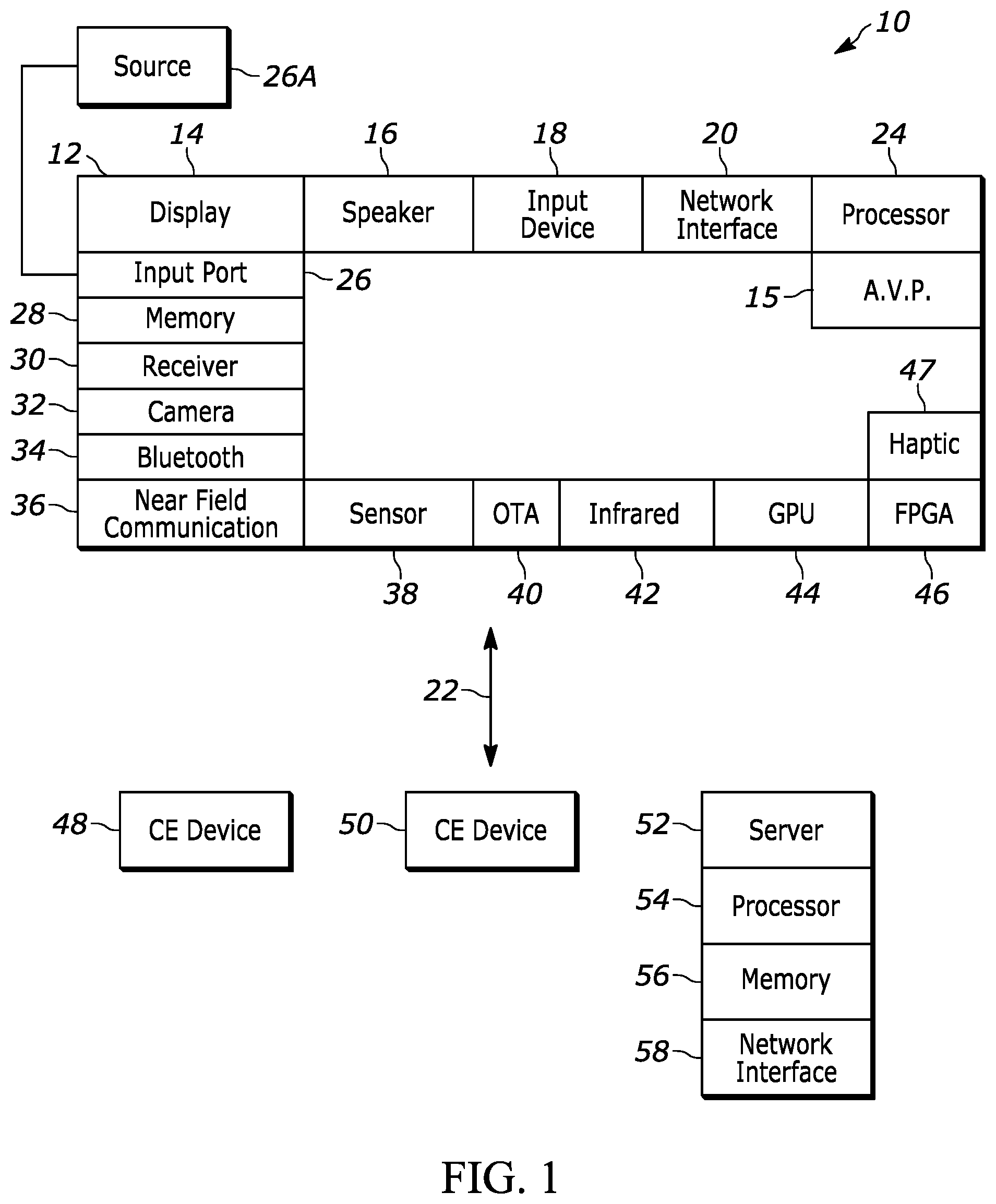 Patent US12602197 Figure 1 – Configuration of platform application with audio profile of a user