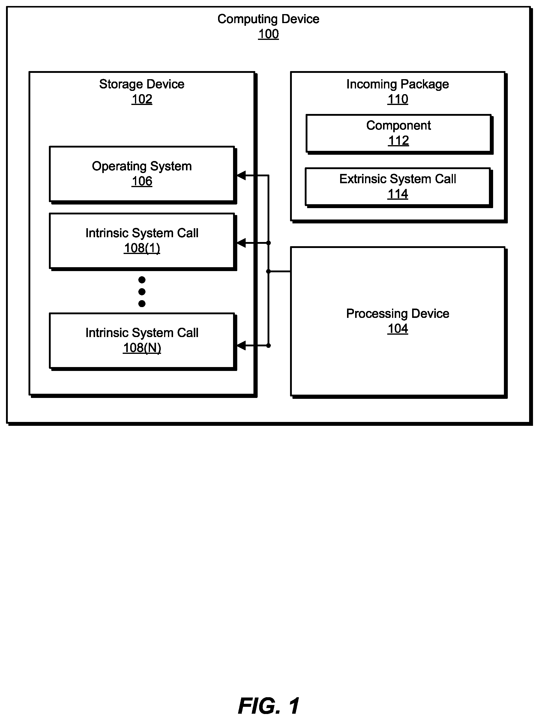 Patent US12602218 Figure 1 – Apparatus, system, and method for supplementing outdated versions of operating systems to facilitate upgrades