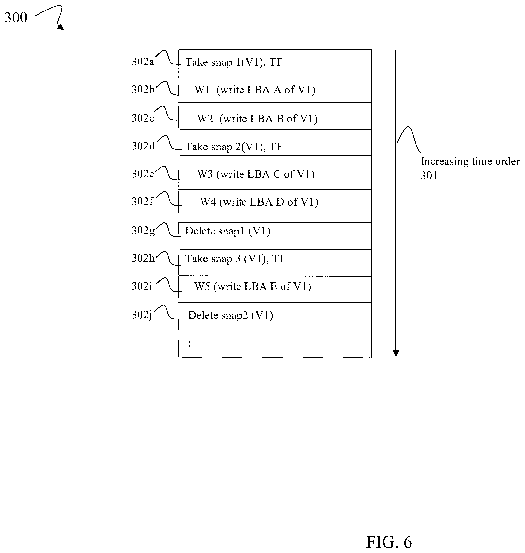 Patent US12602291 Figure 10 – Selecting candidates for demotion from a first asynchronous replication technique to a second asynchronous replication technique