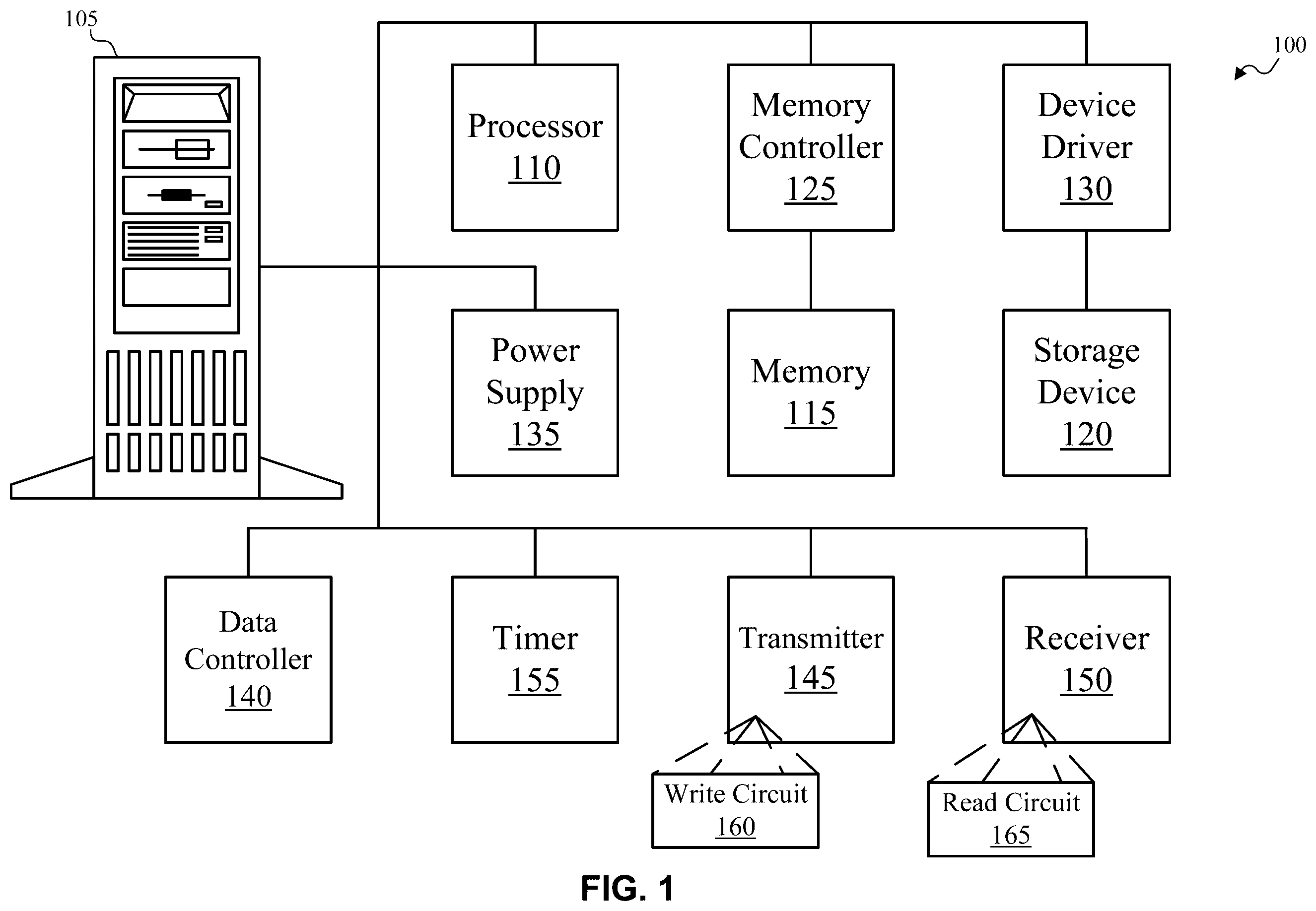 Patent US12602323 — Systems and methods of cache data placement — Figure 1