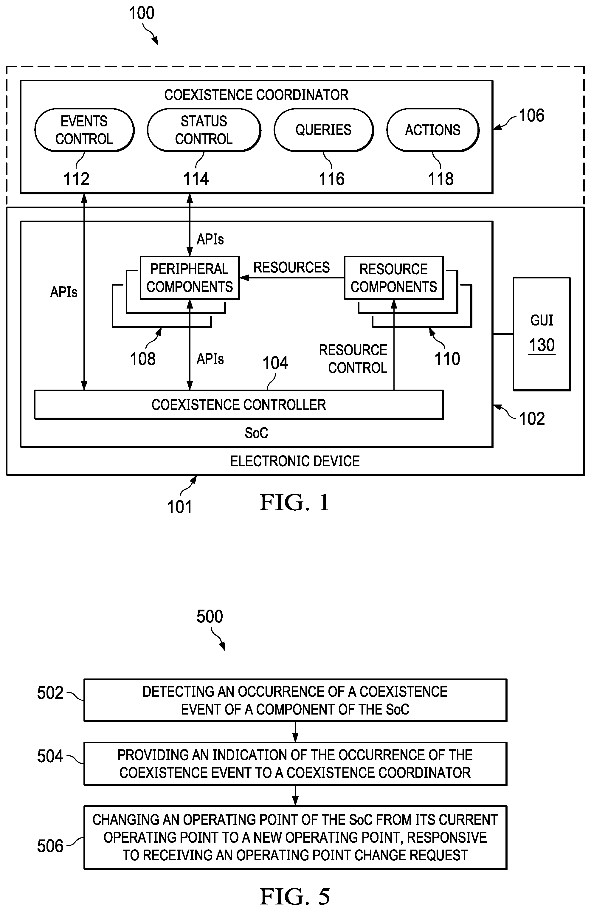 Patent US12602340 — Detecting and handling a coexistence event — Figure 1