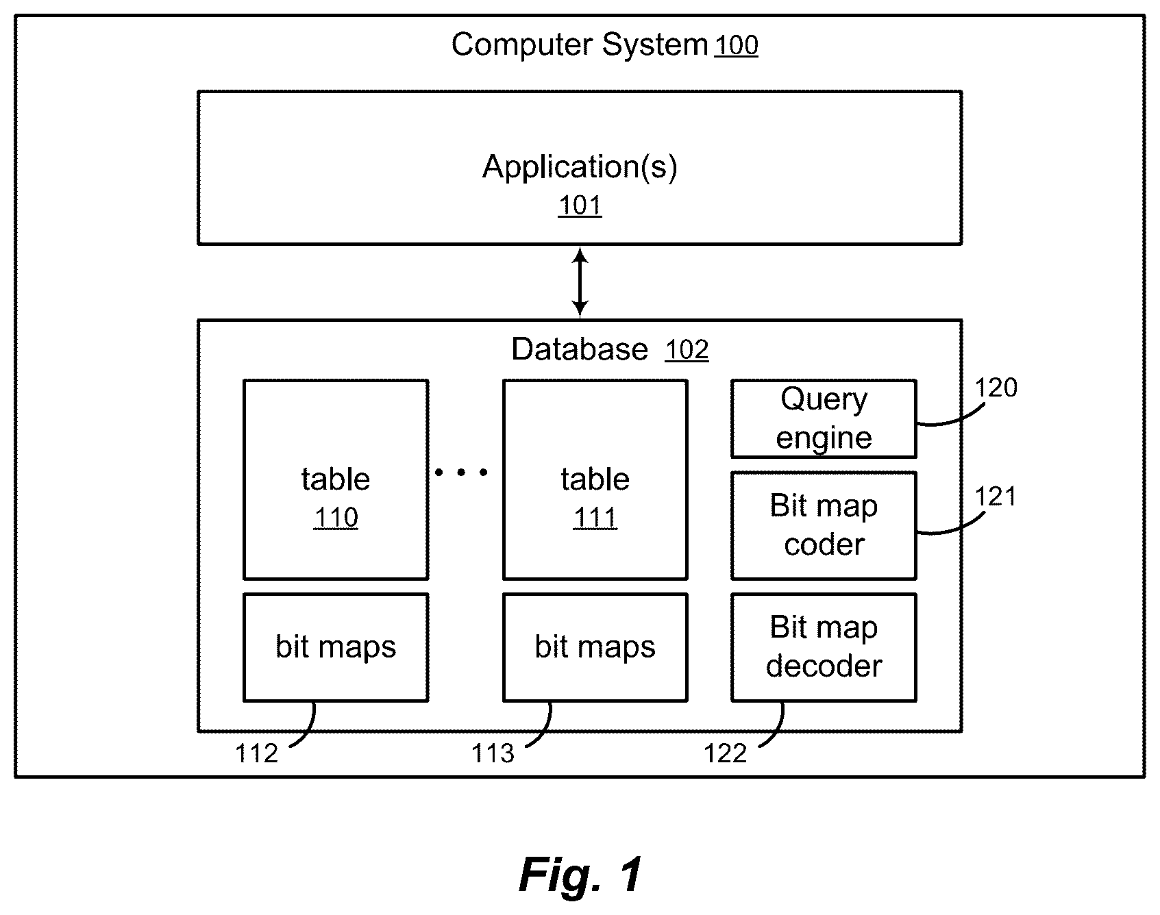 Patent US12602363 Figure 1 – Overlay bitmaps for indexing and querying data