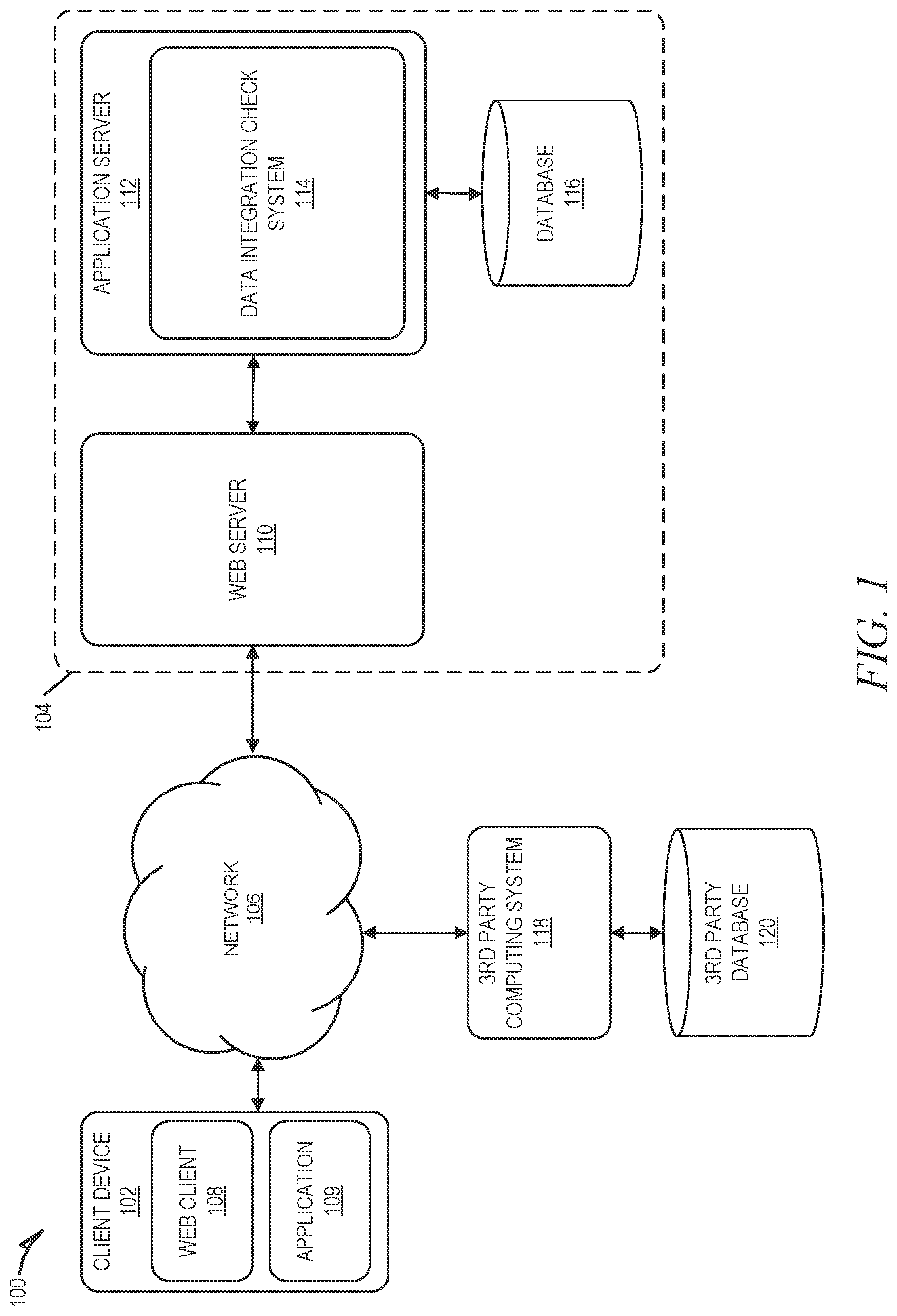 Patent US12602367 — Data integrity checks — Figure 1
