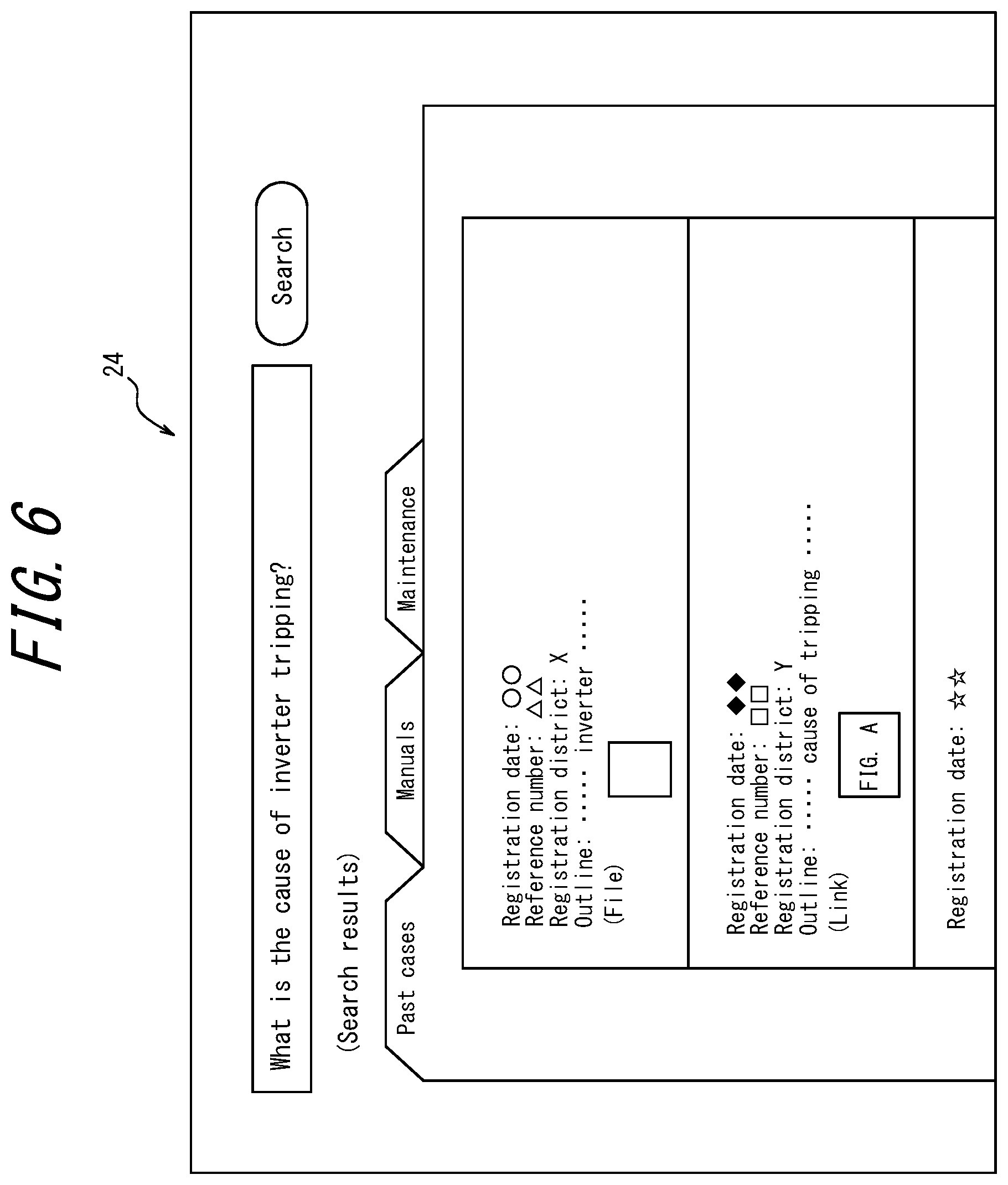 Patent US12602409 Figure 6 – Information search system
