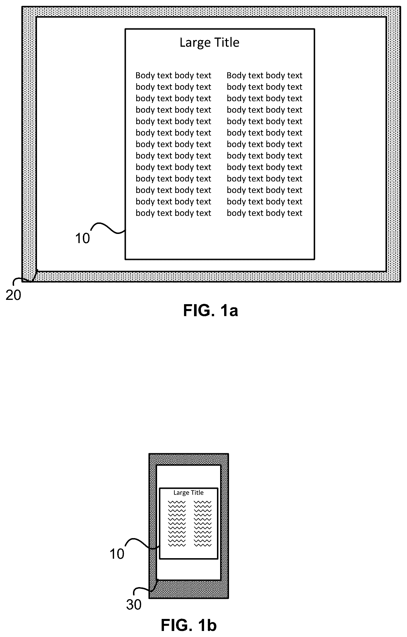 Patent US12602534 — Method and system to display content from a PDF document on a small screen — Figure 1