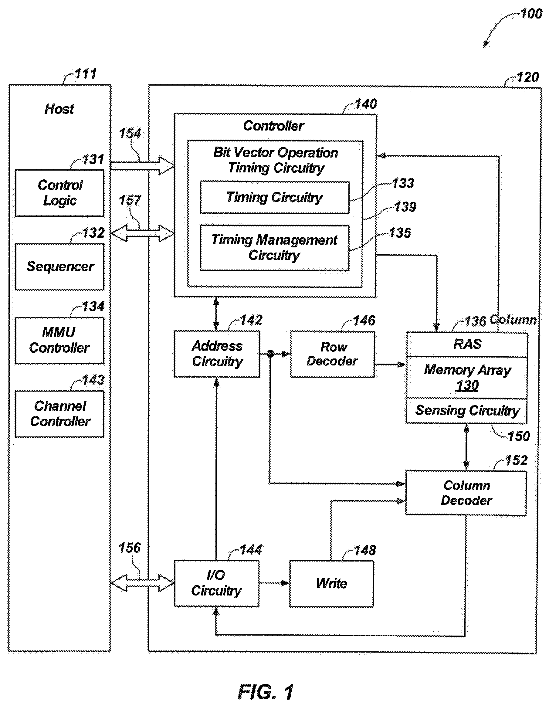 Patent US12602575 — Performing processing-in-memory operations related to pre-synaptic spike signals, and related methods and systems — Figure 1