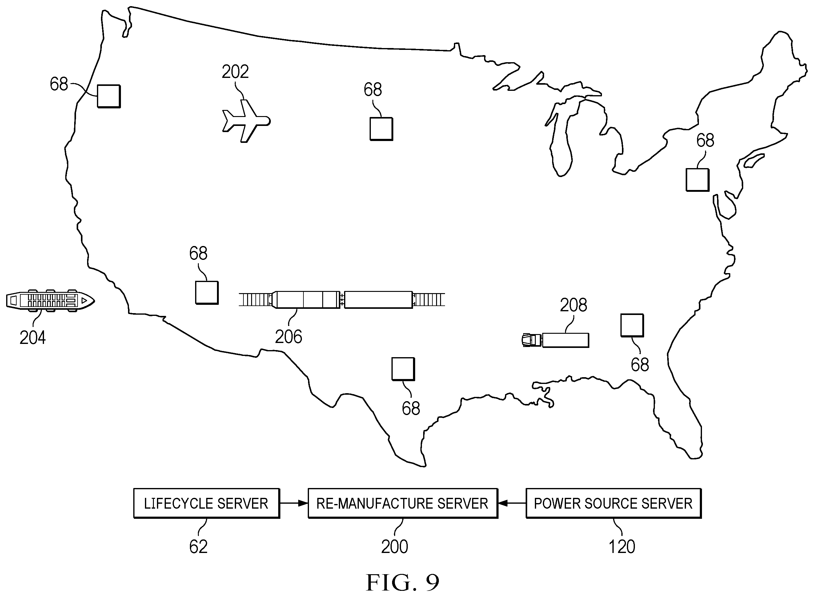 Patent US12602666 Figure 10 – Information handling system micro manufacturing center for reuse and recycling factoring inventory