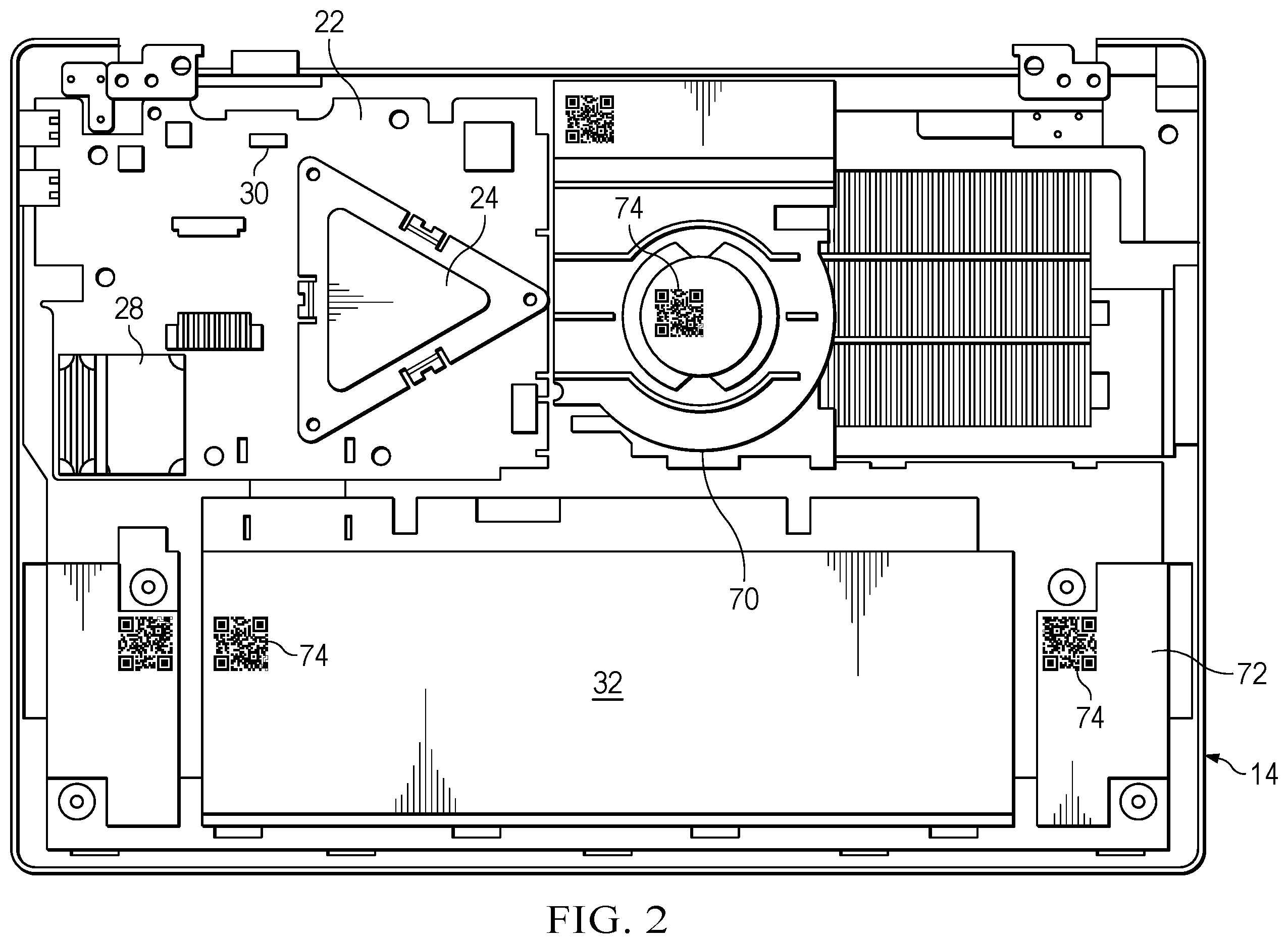 Patent US12602667 Figure 3 – Information handling system secure keyboard health state tracking for enhanced reuse and recycling