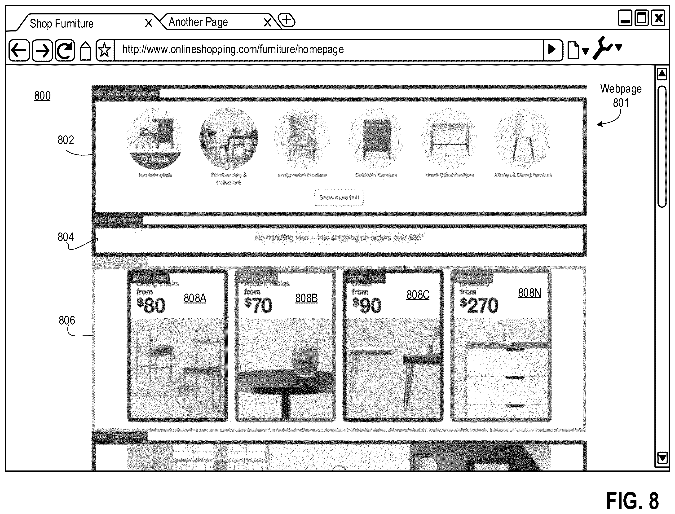 Patent US12602709 Figure 18 – Dynamically generating and serving content across different platforms