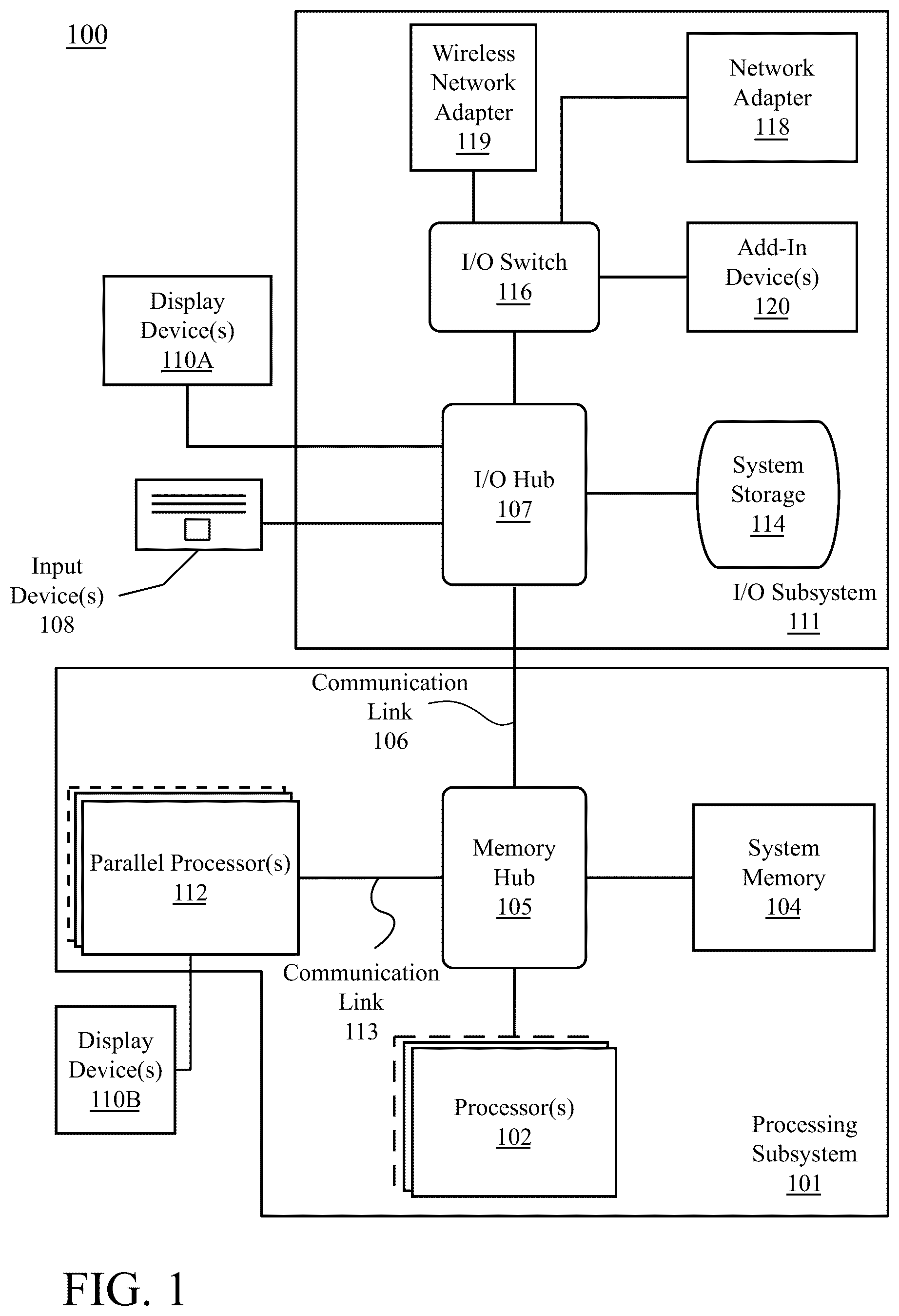 Patent US12602751 Figure 1 – Sample distribution-informed denoising and rendering