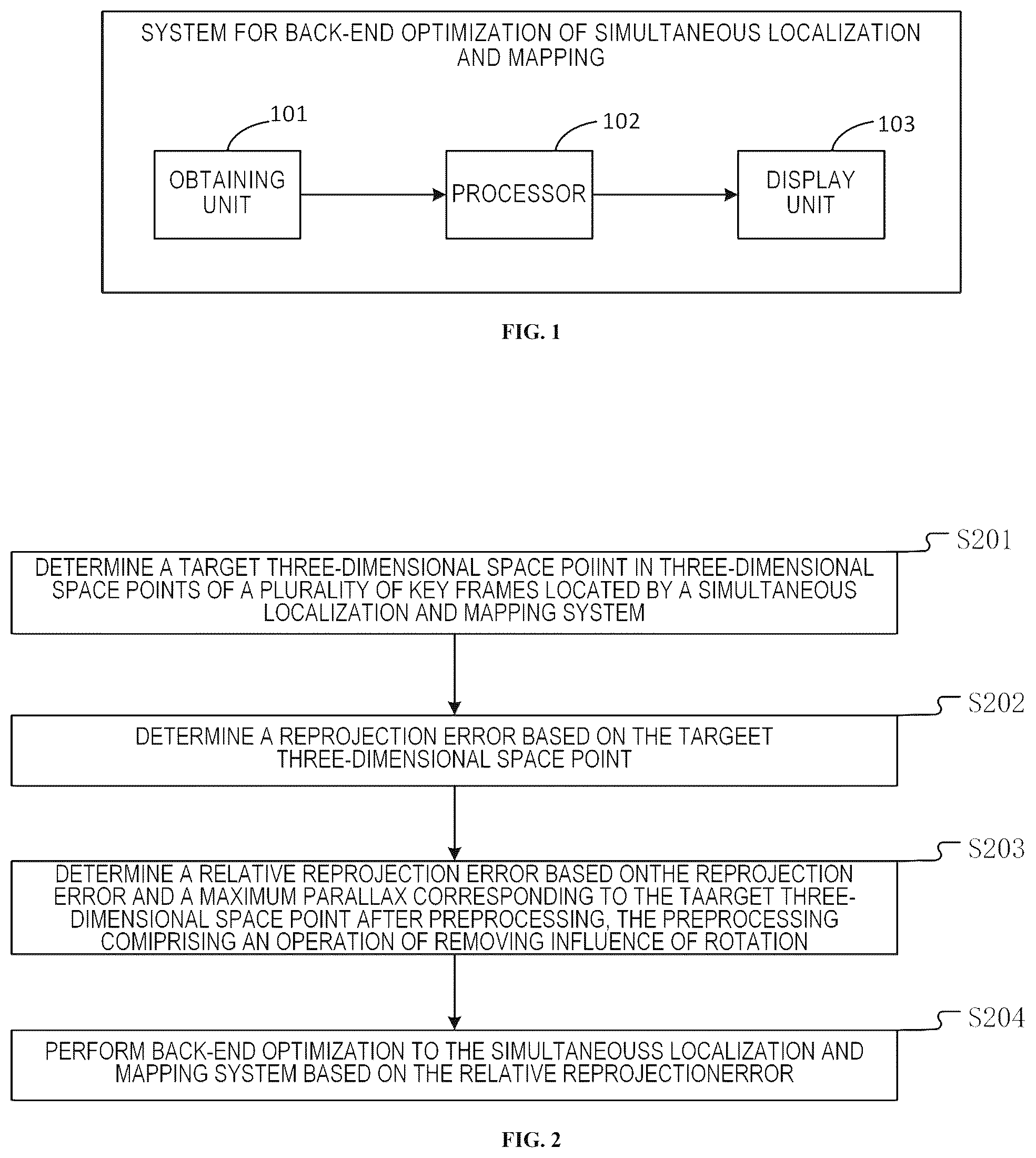 Patent US12602822 Figure 1 – Method device and storage medium for back-end optimization of simultaneous localization and mapping