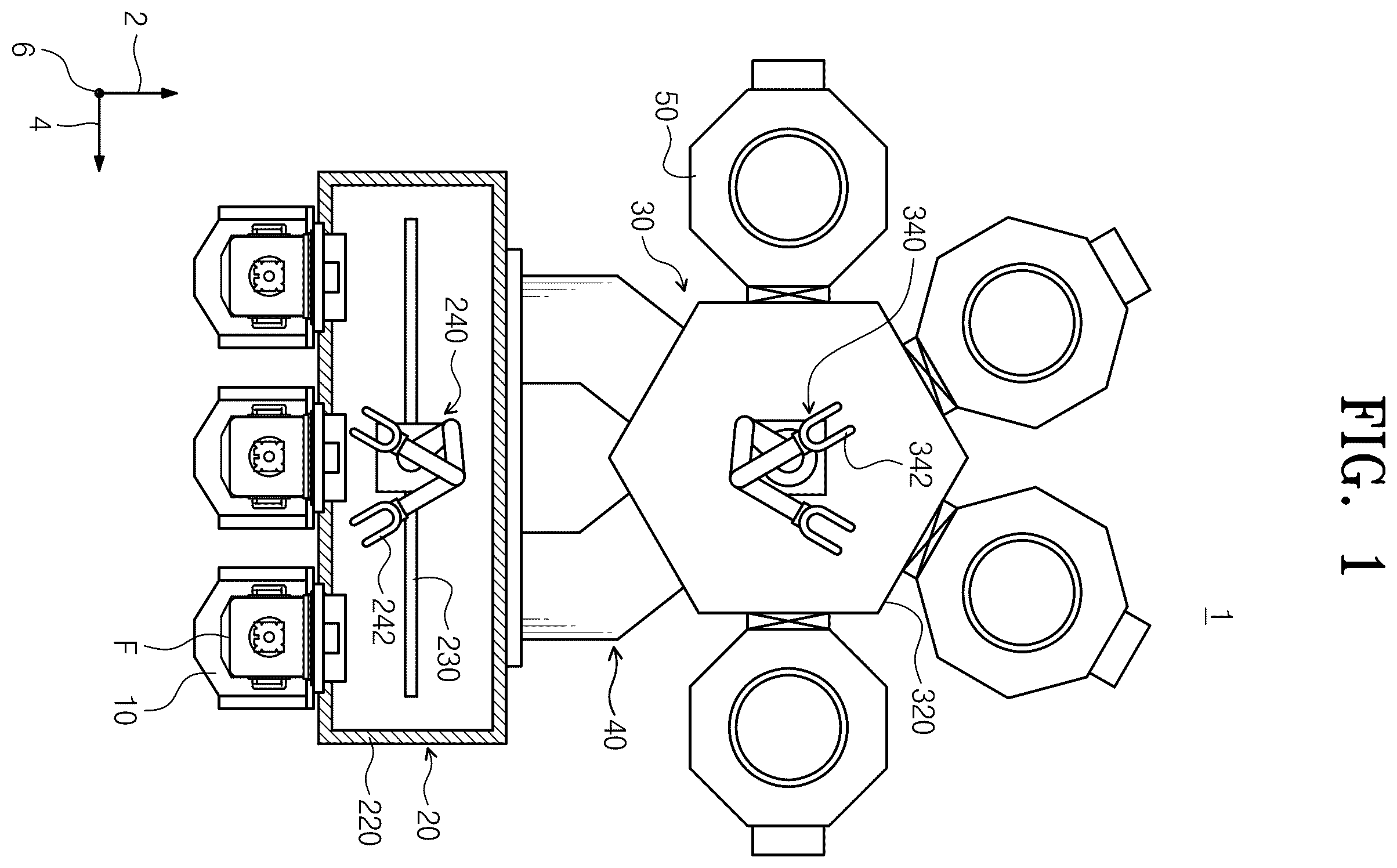 Patent US12602824 — Substrate treating apparatus and substrate treating method — Figure 1