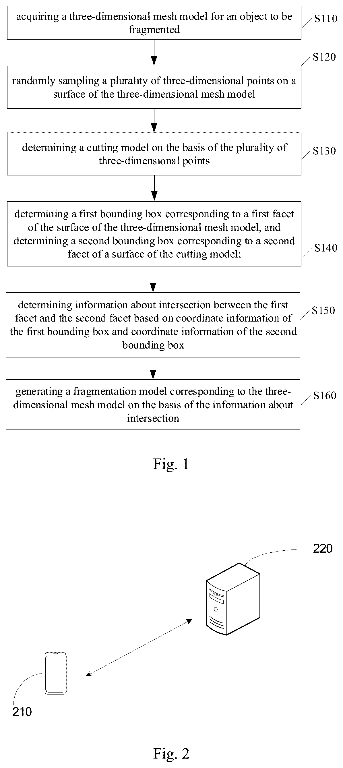 Patent US12602874 — Fragmentation model generation method and apparatus, and device and storage medium — Figure 1