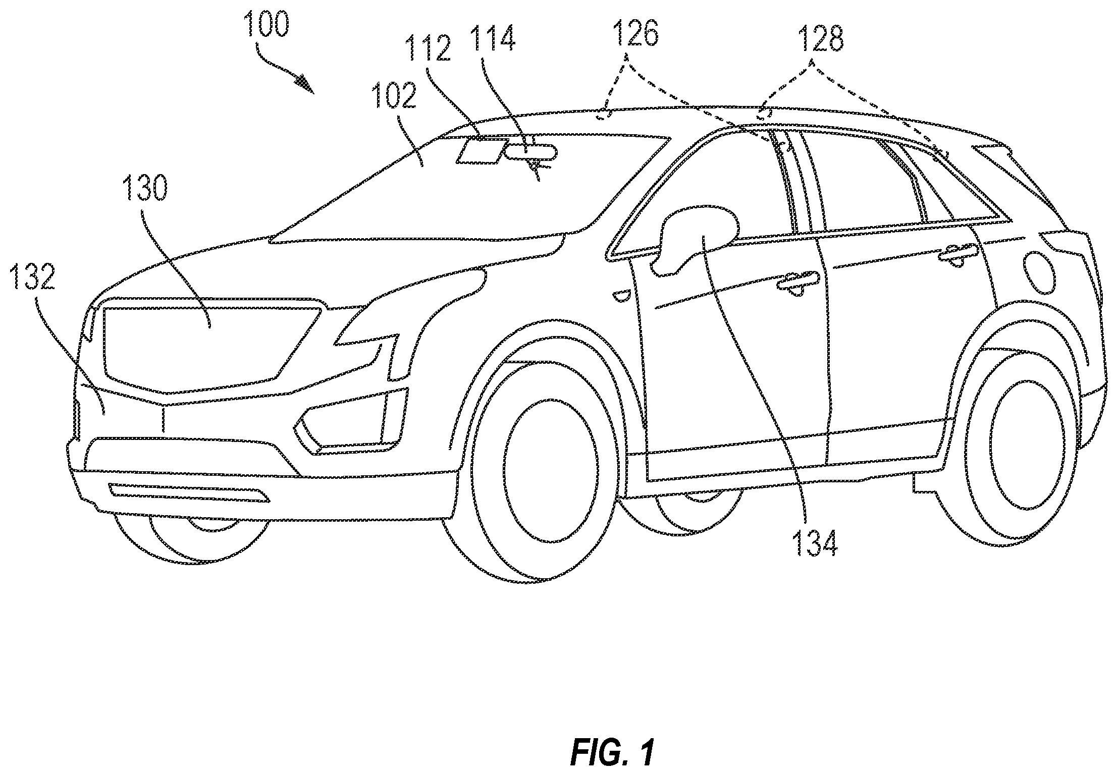 Patent US12602915 — Feature fusion for near field and far field images for vehicle applications — Figure 1