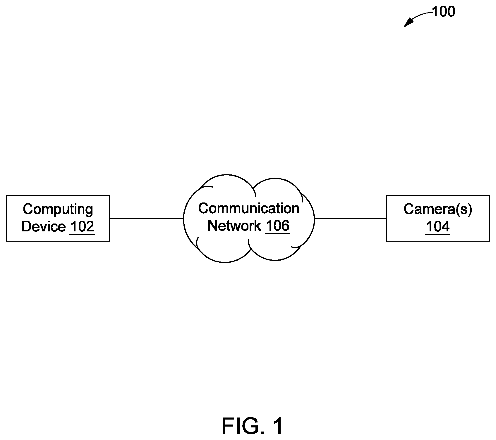 Patent US12602930 — Method and system for continuously tracking humans in an area — Figure 1