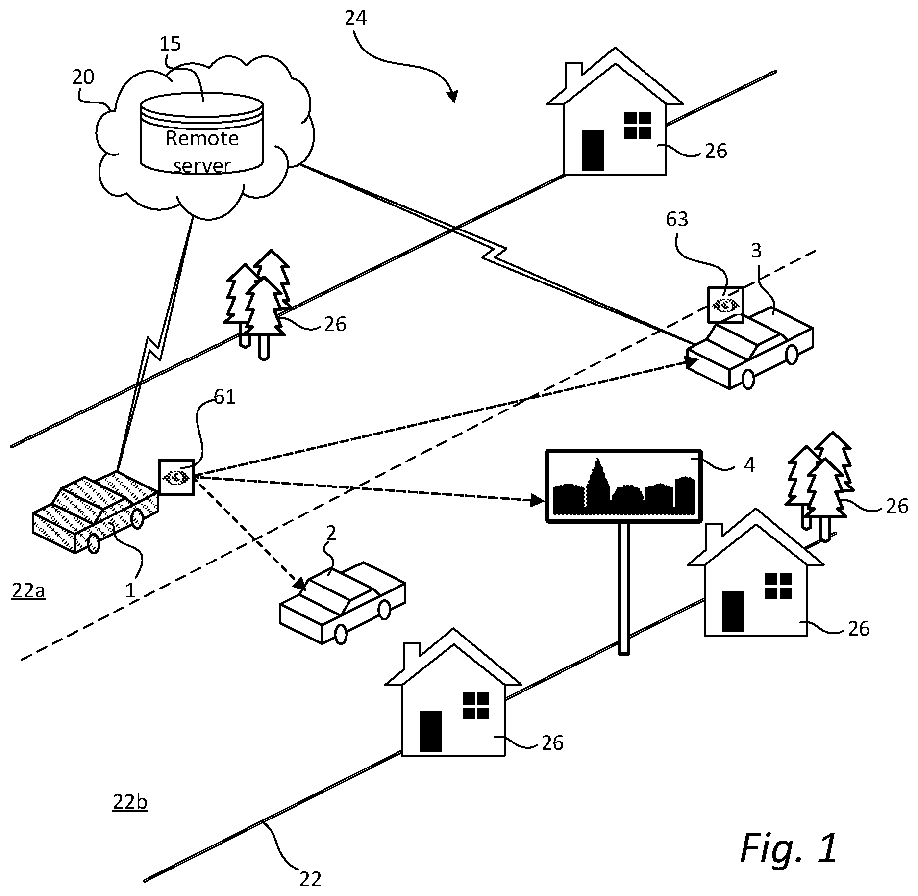 Patent US12602931 — Identification of unknown traffic objects — Figure 1