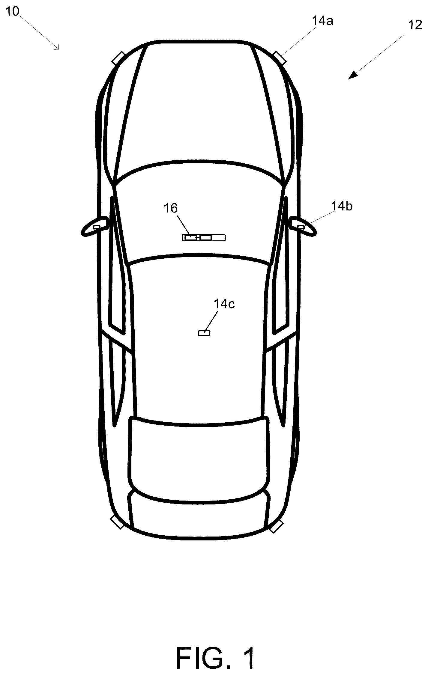 Patent US12602933 — Vehicular sensing system with occlusion estimation for use in control of vehicle — Figure 1