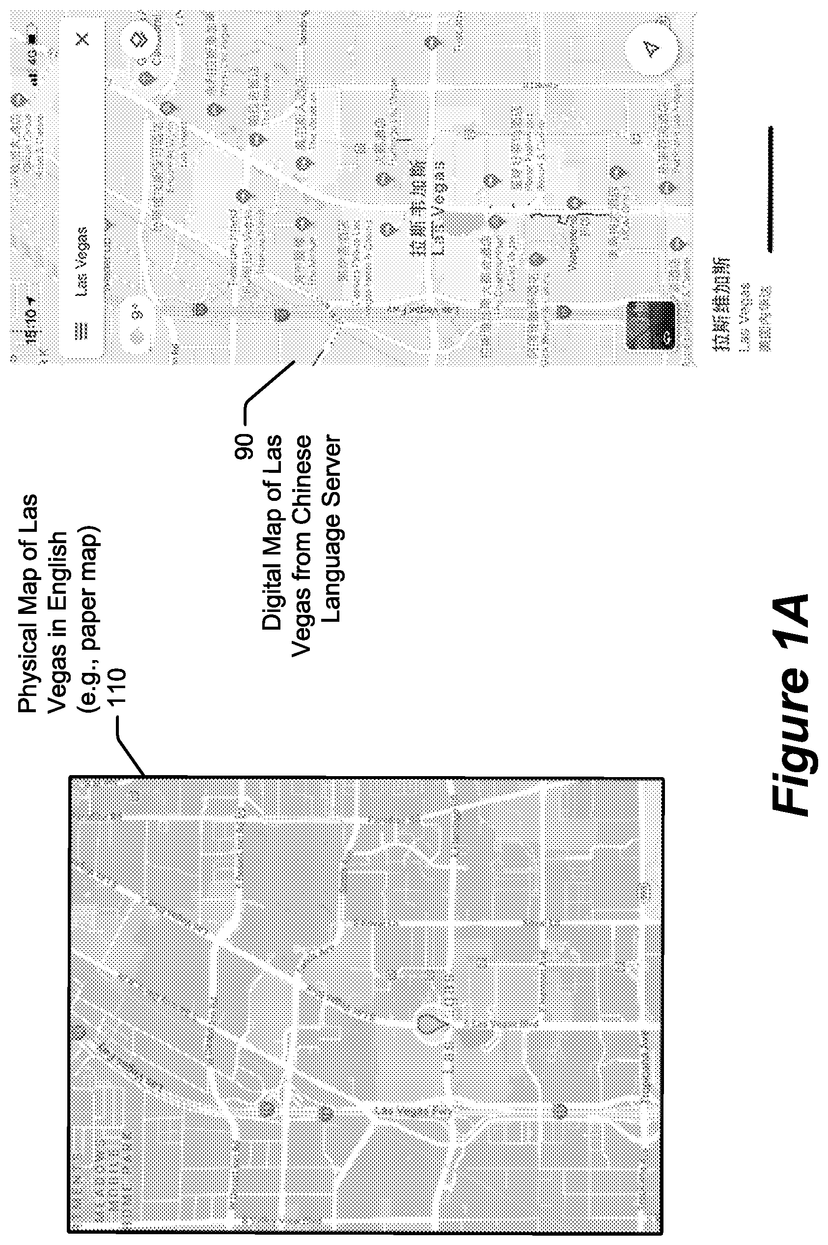 Patent US12602948 Figure 1 – Generating computer augmented maps from physical maps