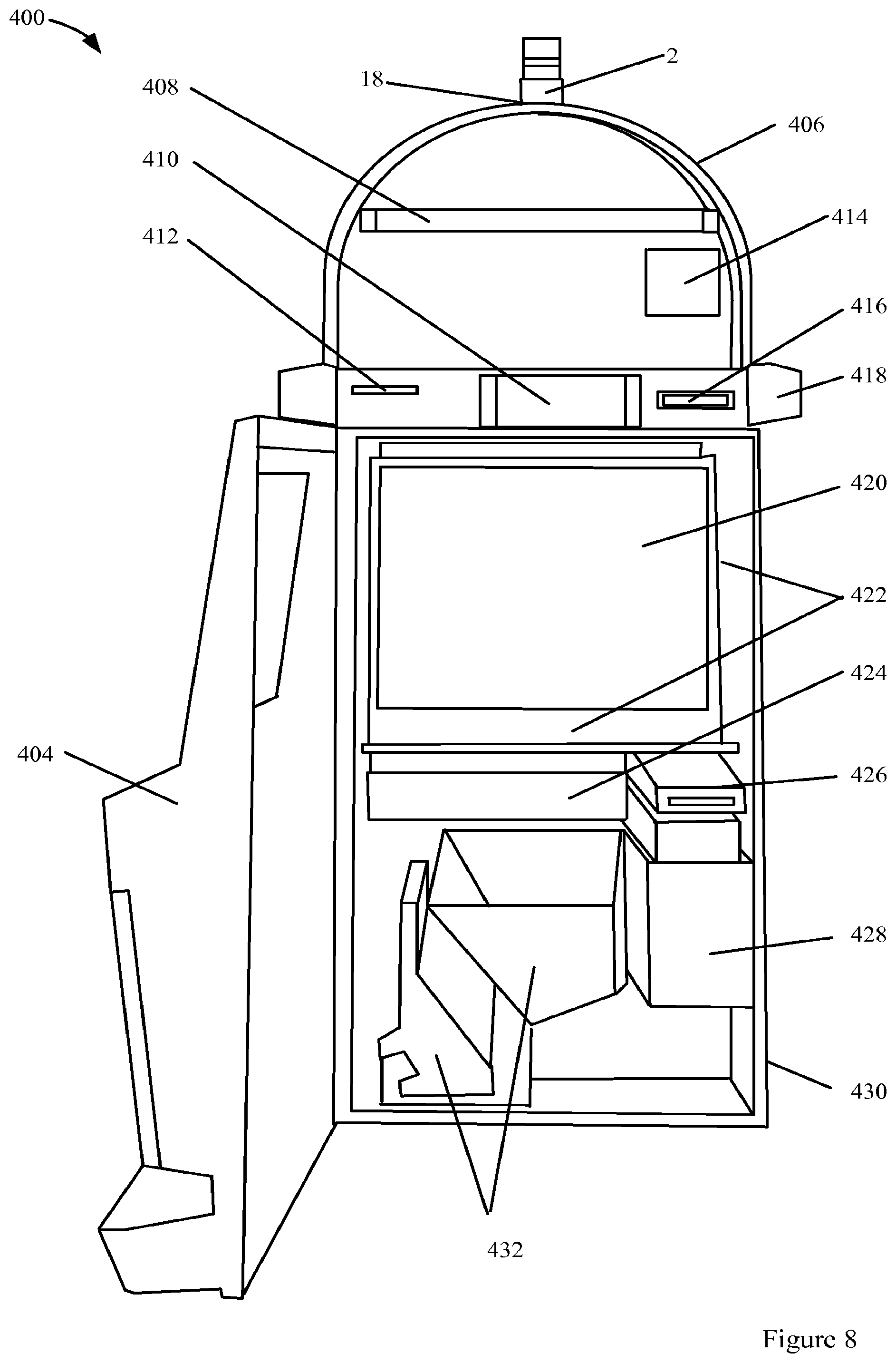 Patent US12602967 Figure 9 – Lottery games on an electronic gaming machine