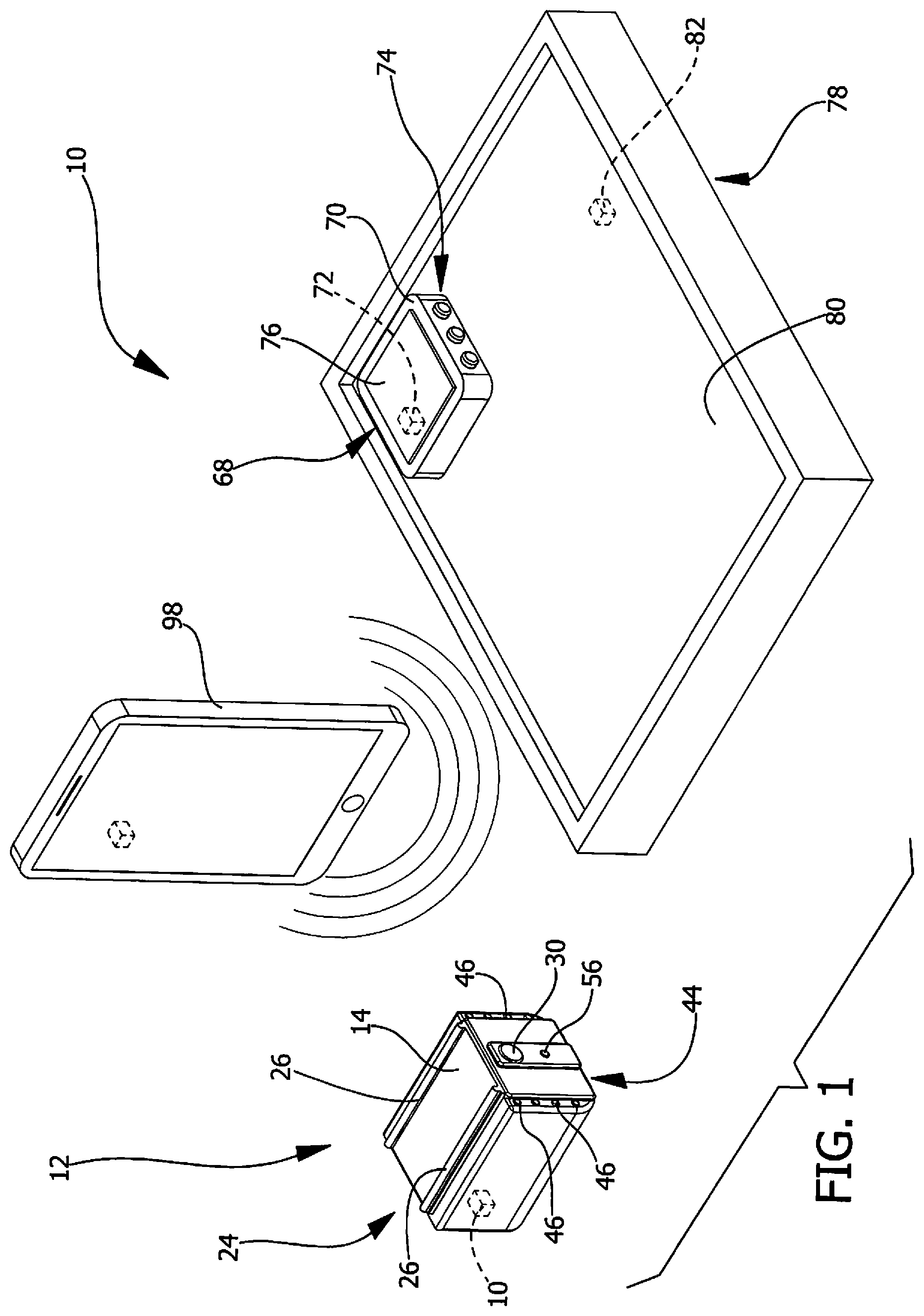 Patent US12602978 — Firearm monitoring system — Figure 1