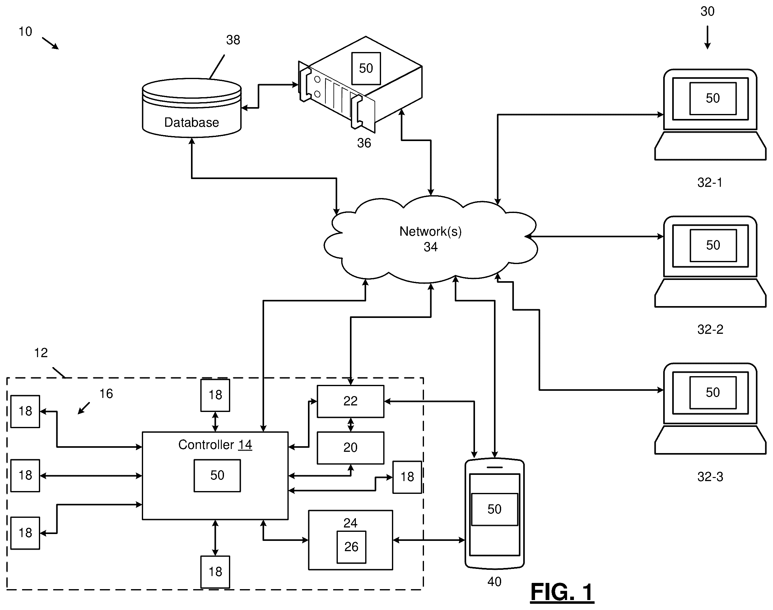 Patent US12602985 — Crash severity detection system and related methods — Figure 1