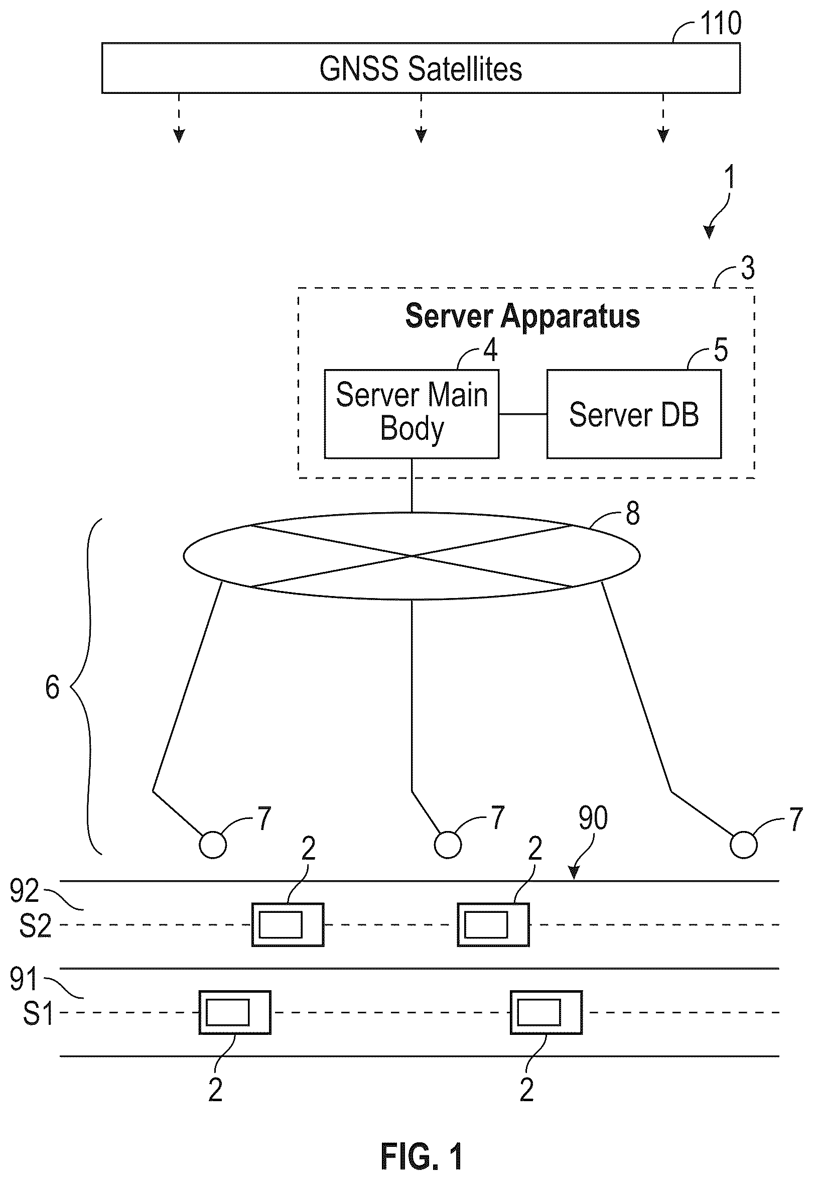 Patent US12602997 — Vehicle traffic control system — Figure 1